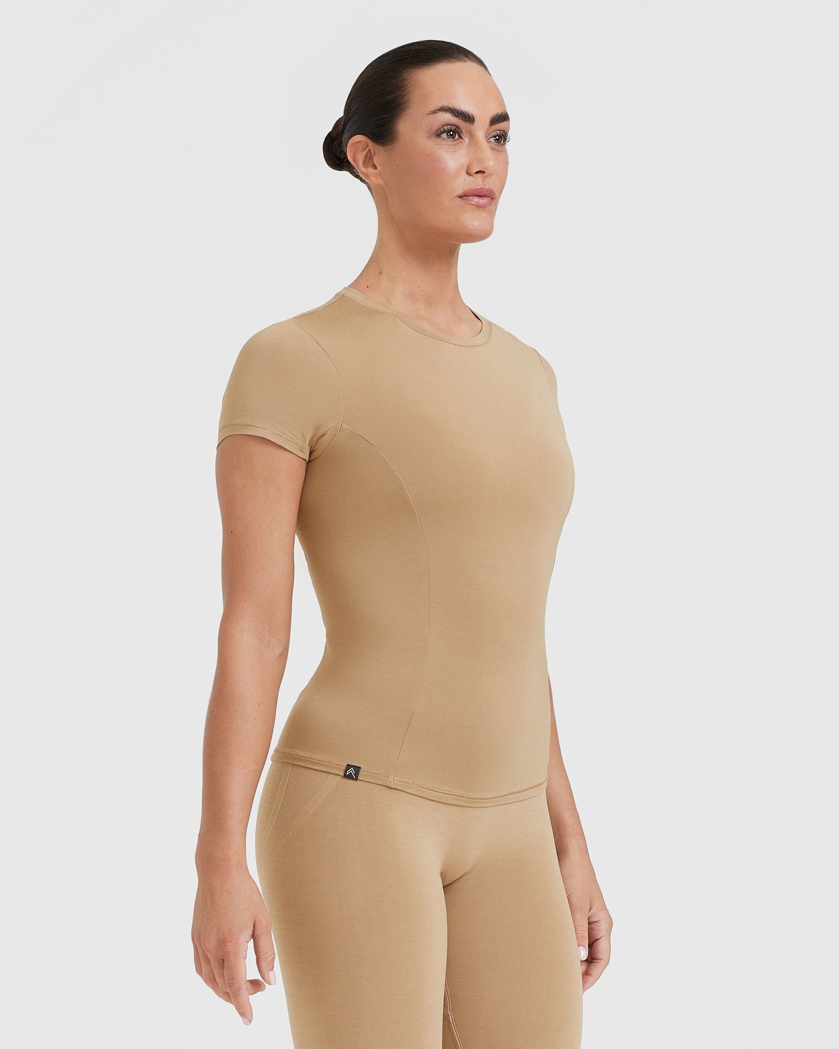 Mellow Soft Short Sleeve T-Shirt | Dune Brown - Image 3