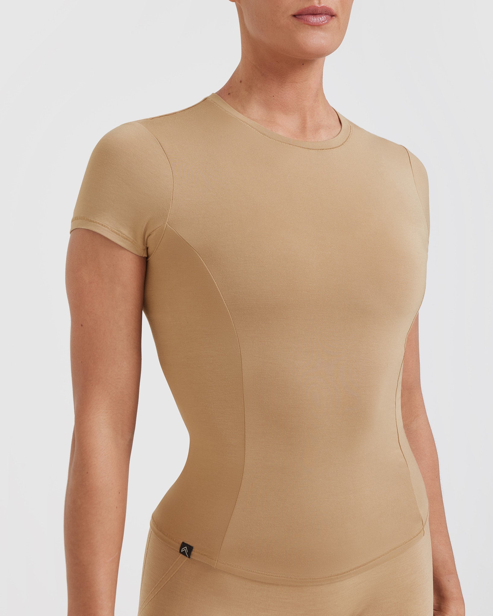Mellow Soft Short Sleeve T-Shirt | Dune Brown - Image 4