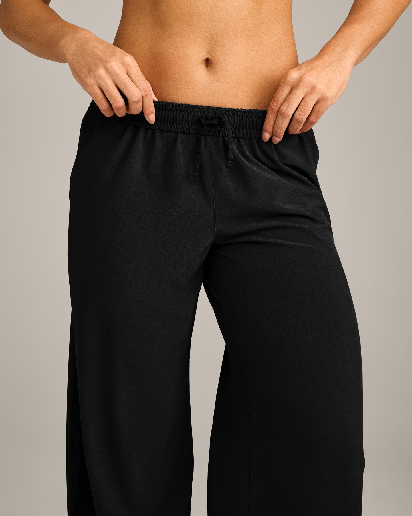 AirMove Straight Leg Pants with Reflective Logo | Black - Image 6