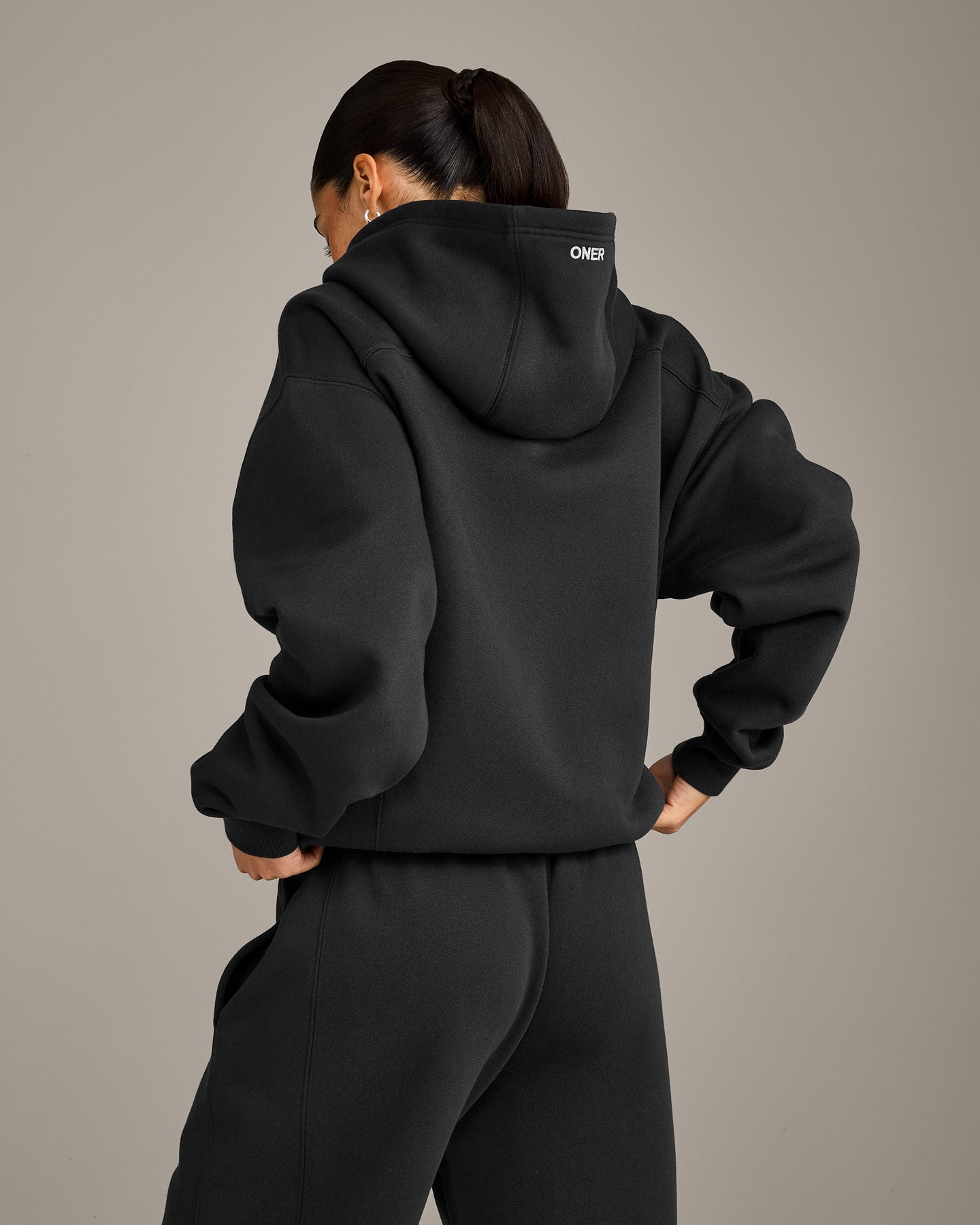 Foundations Cosy Hoodie | Soft Black - Image 2