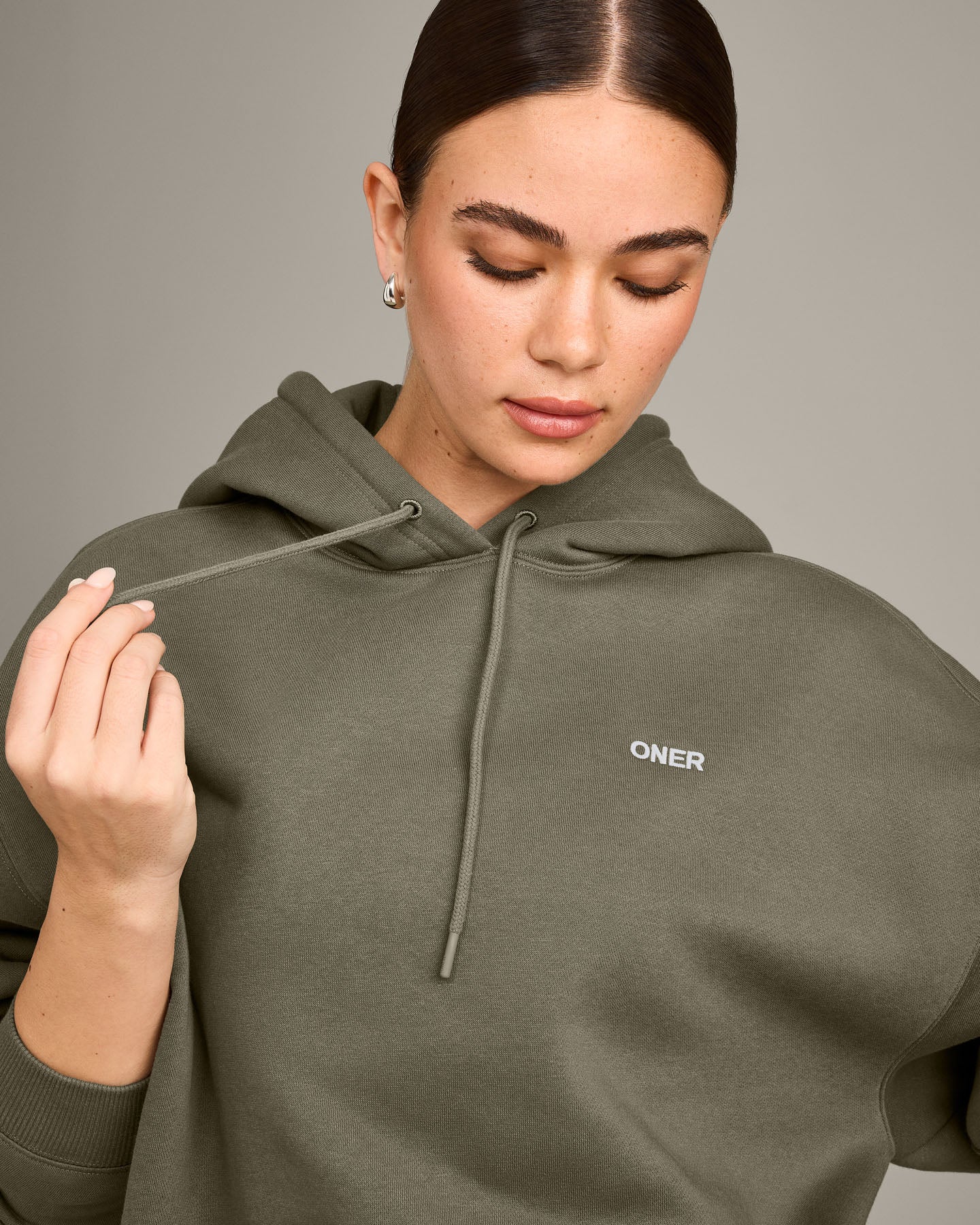 Foundations Cosy Oversized Hoodie | Alpine Green - Image 5