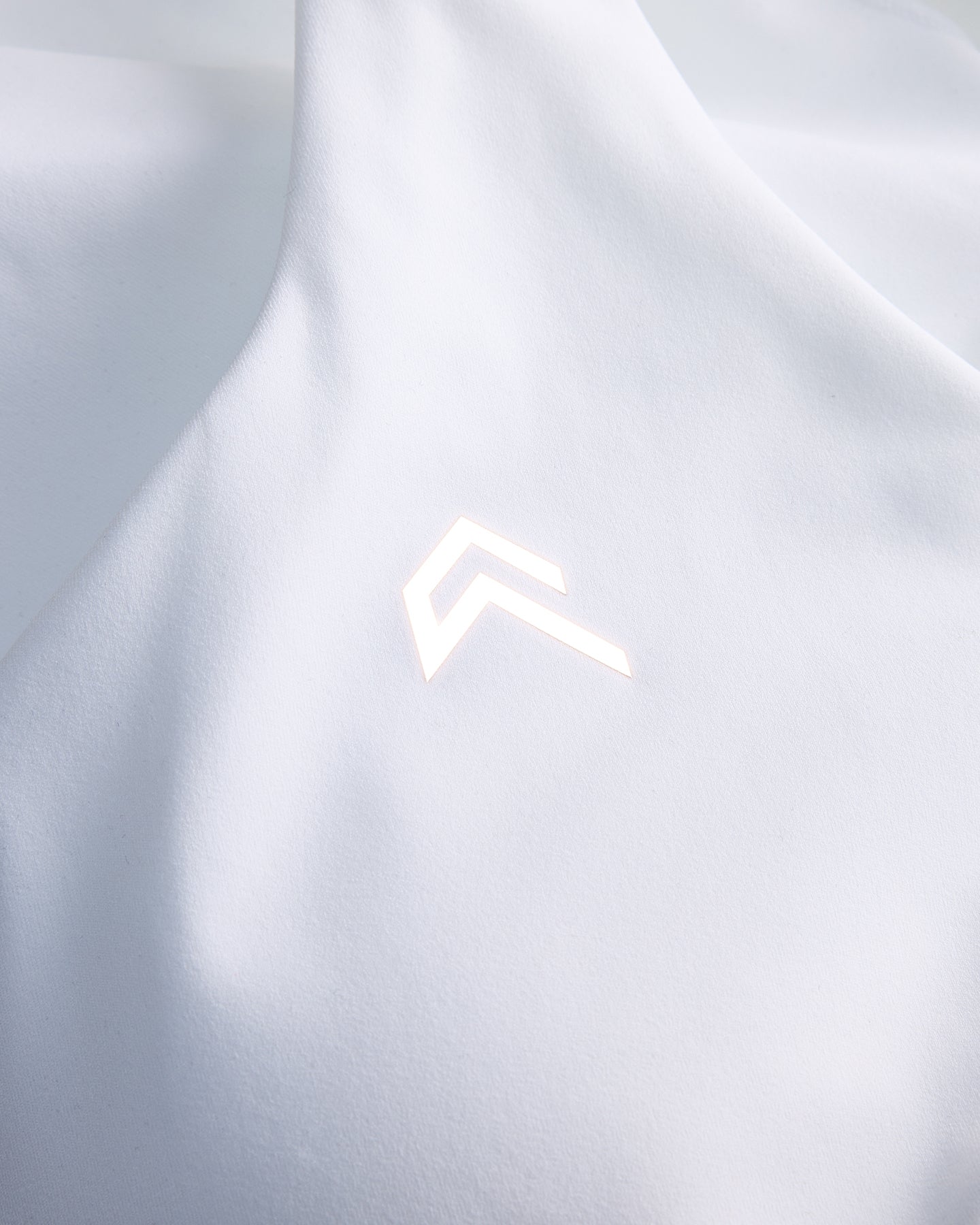 UnifiedMove Micro Bralette with Reflective Logo | White - Image 5