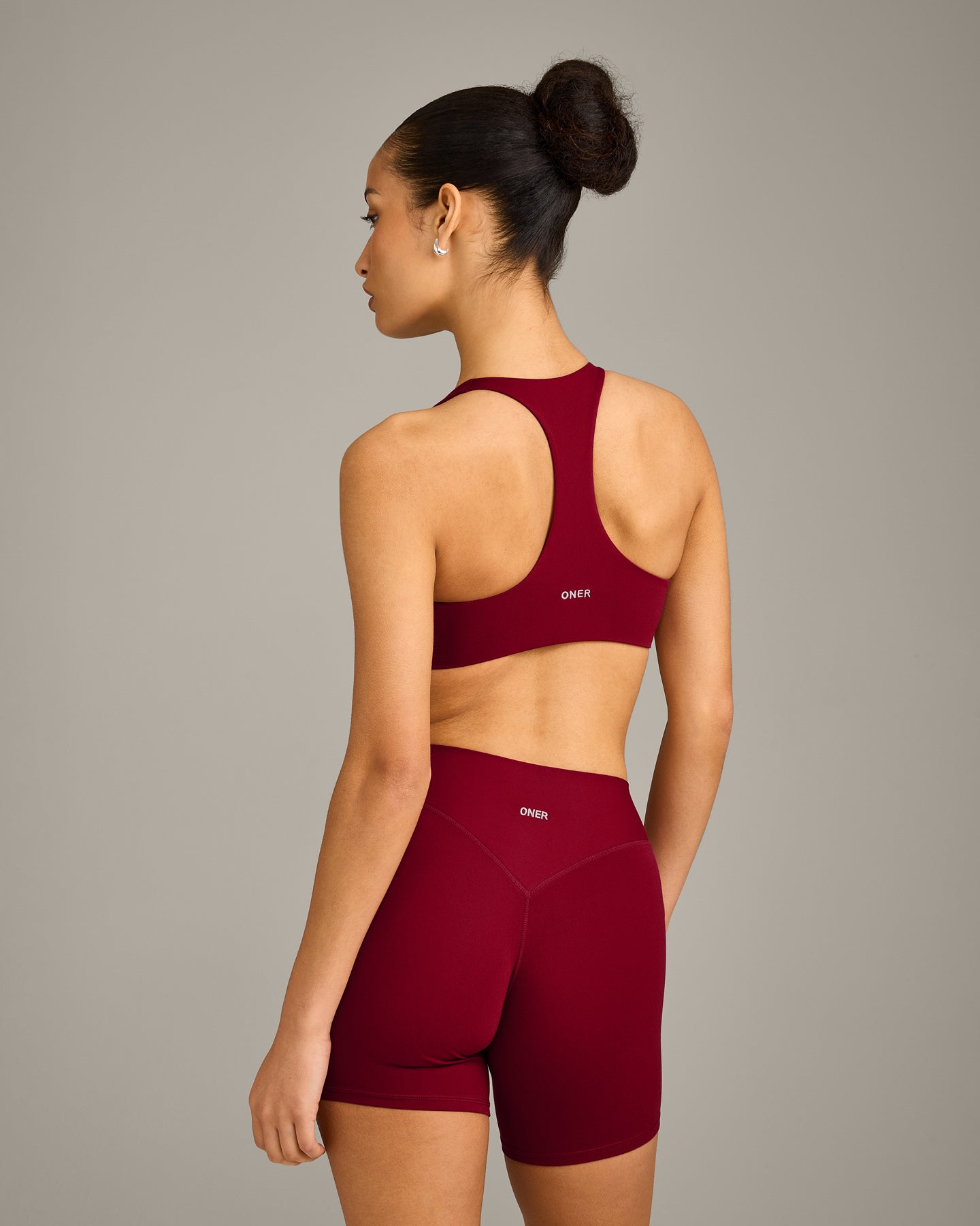 SoftMotion Bralette with Grey Logo | Ruby Red - Image 6