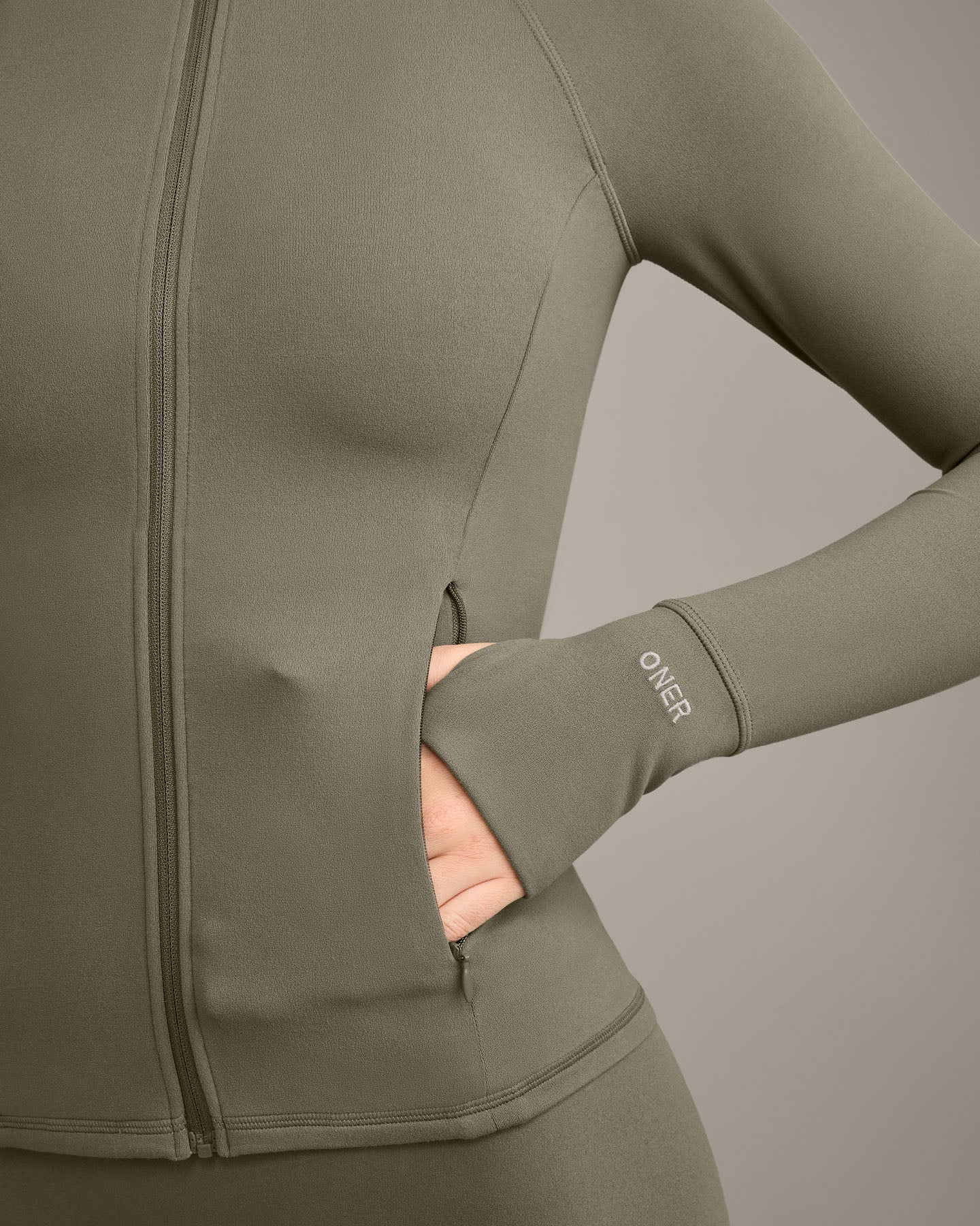 SoftMotion Jacket with Grey Logo | Alpine Green - Image 6