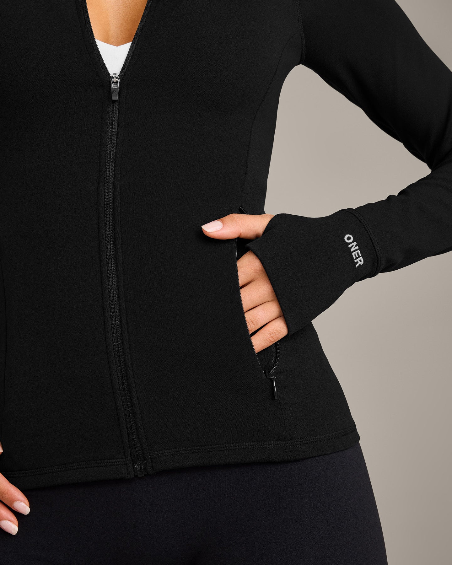 SoftMotion Jacket with Grey Logo | Black - Image 4