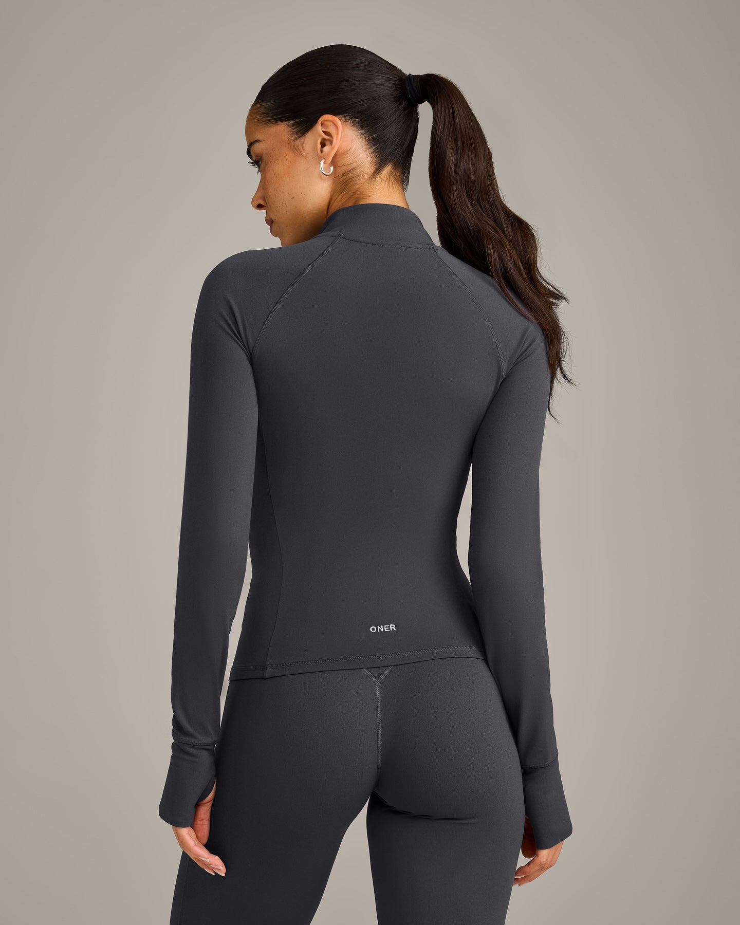 SoftMotion Jacket with Grey Logo | Coal - Image 2