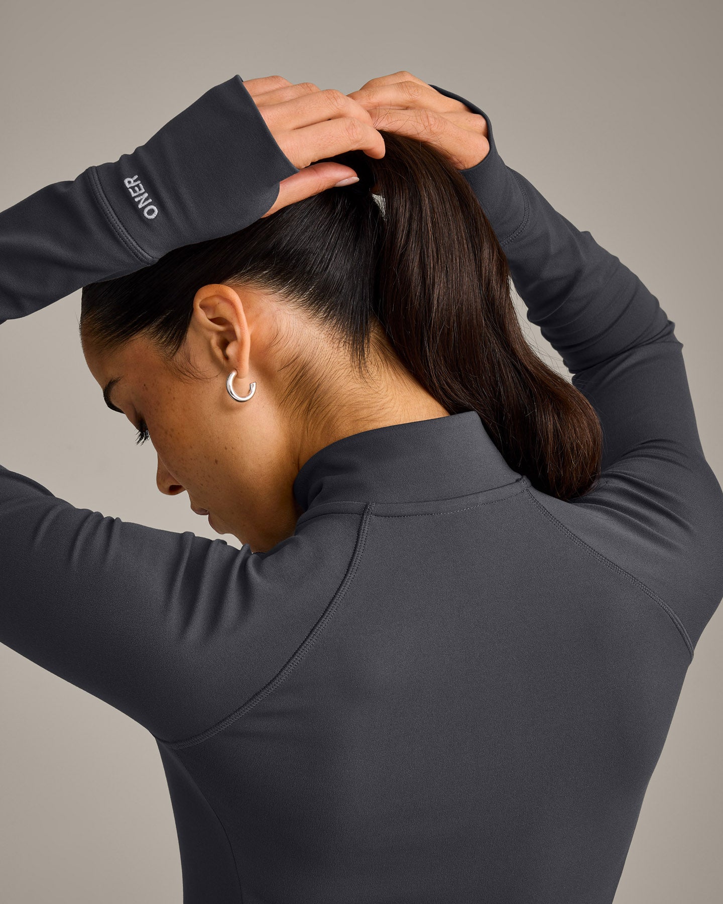 SoftMotion Jacket with Grey Logo | Coal - Image 4