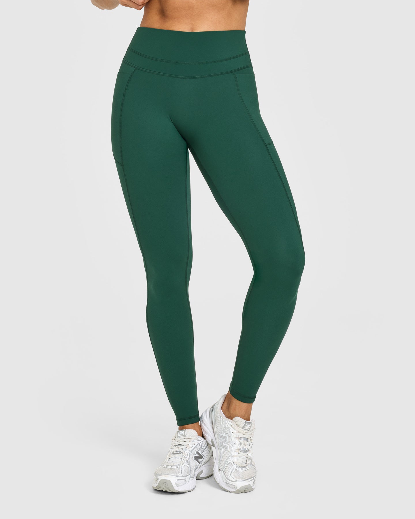 UnifiedMove High Waisted Pocket Leggings | Racing Green - Image 2