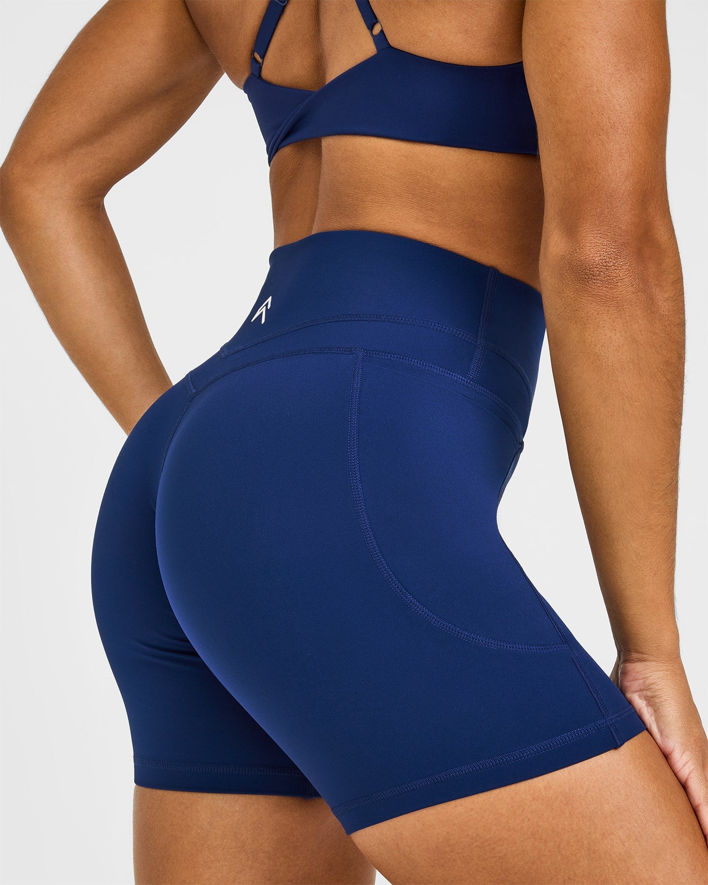 UnifiedMove High Waisted Pocket Shorts 6" | Midnight - Image 5