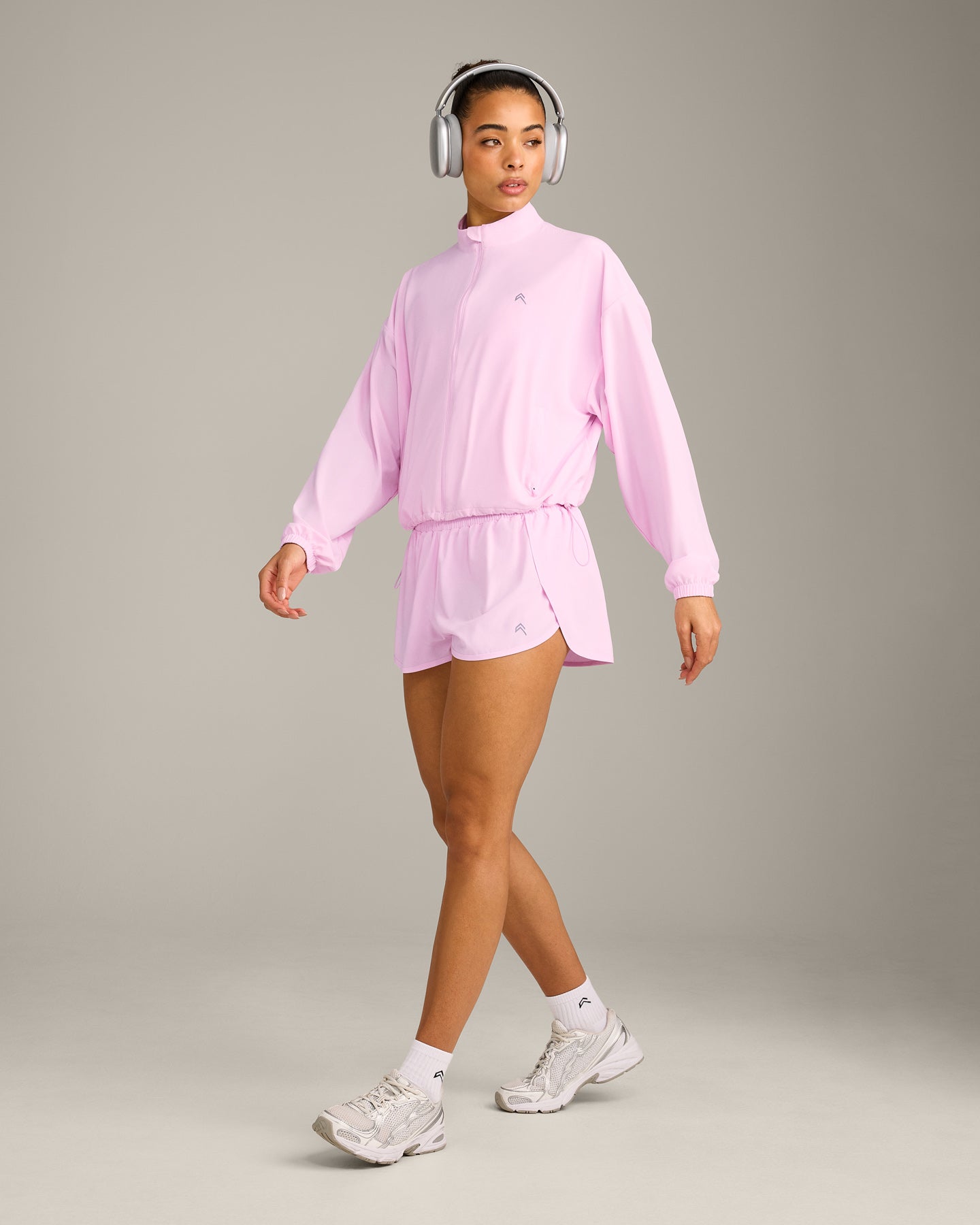 AirMove Jacket with Reflective Logo | Chalk Pink - Image 3