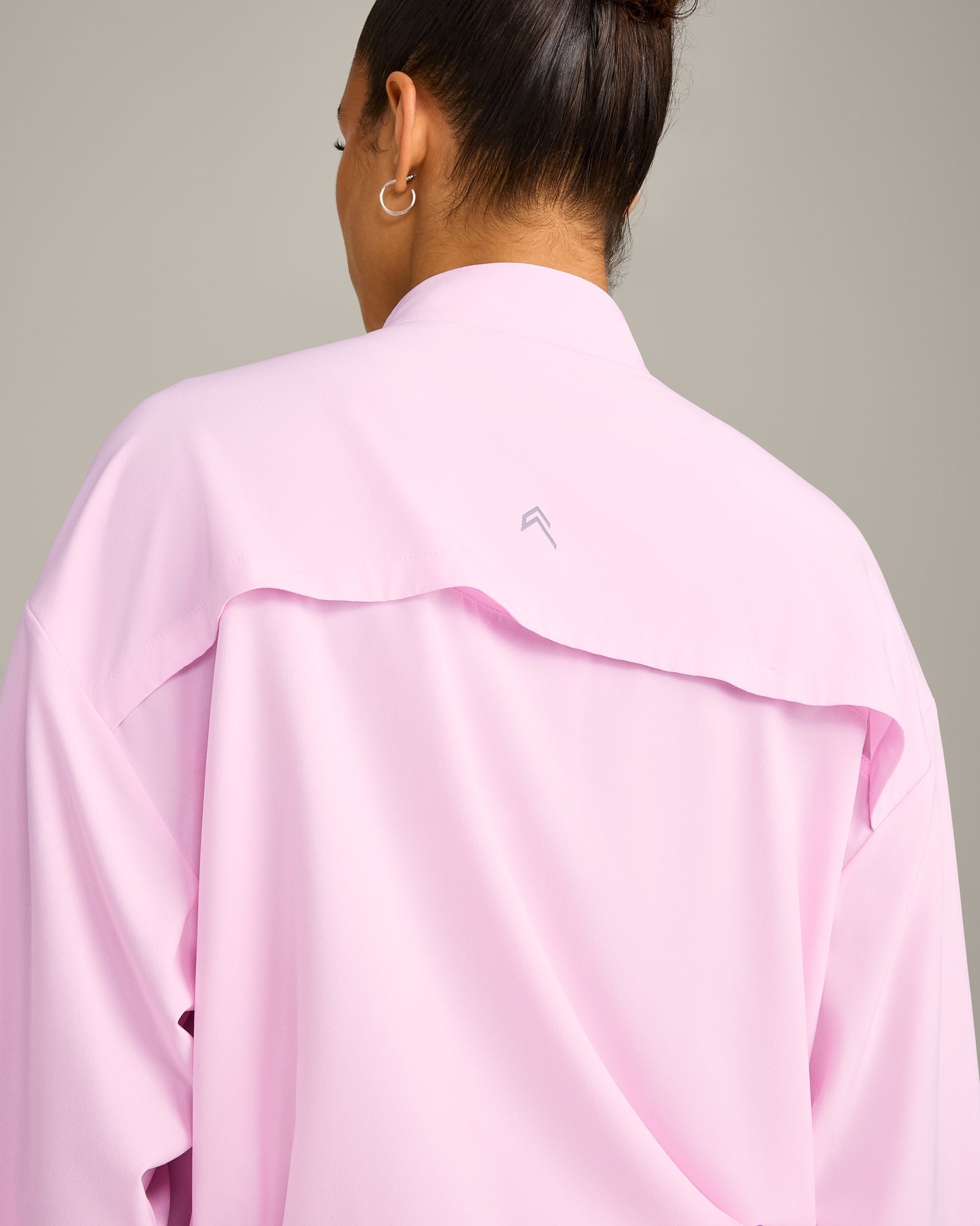 AirMove Jacket with Reflective Logo | Chalk Pink - Image 5