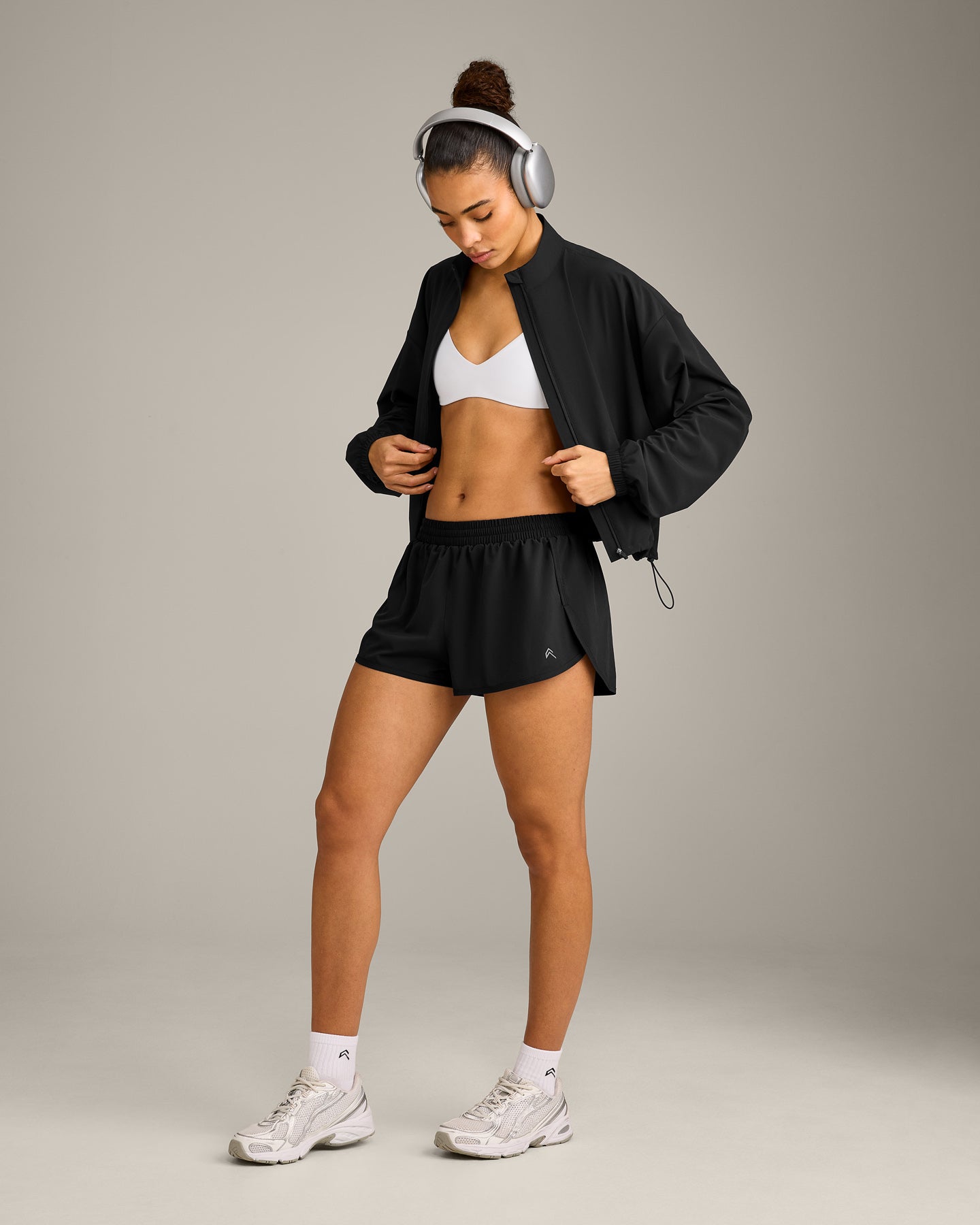 AirMove Lined Shorts 3" with Reflective Logo | Black - Image 3