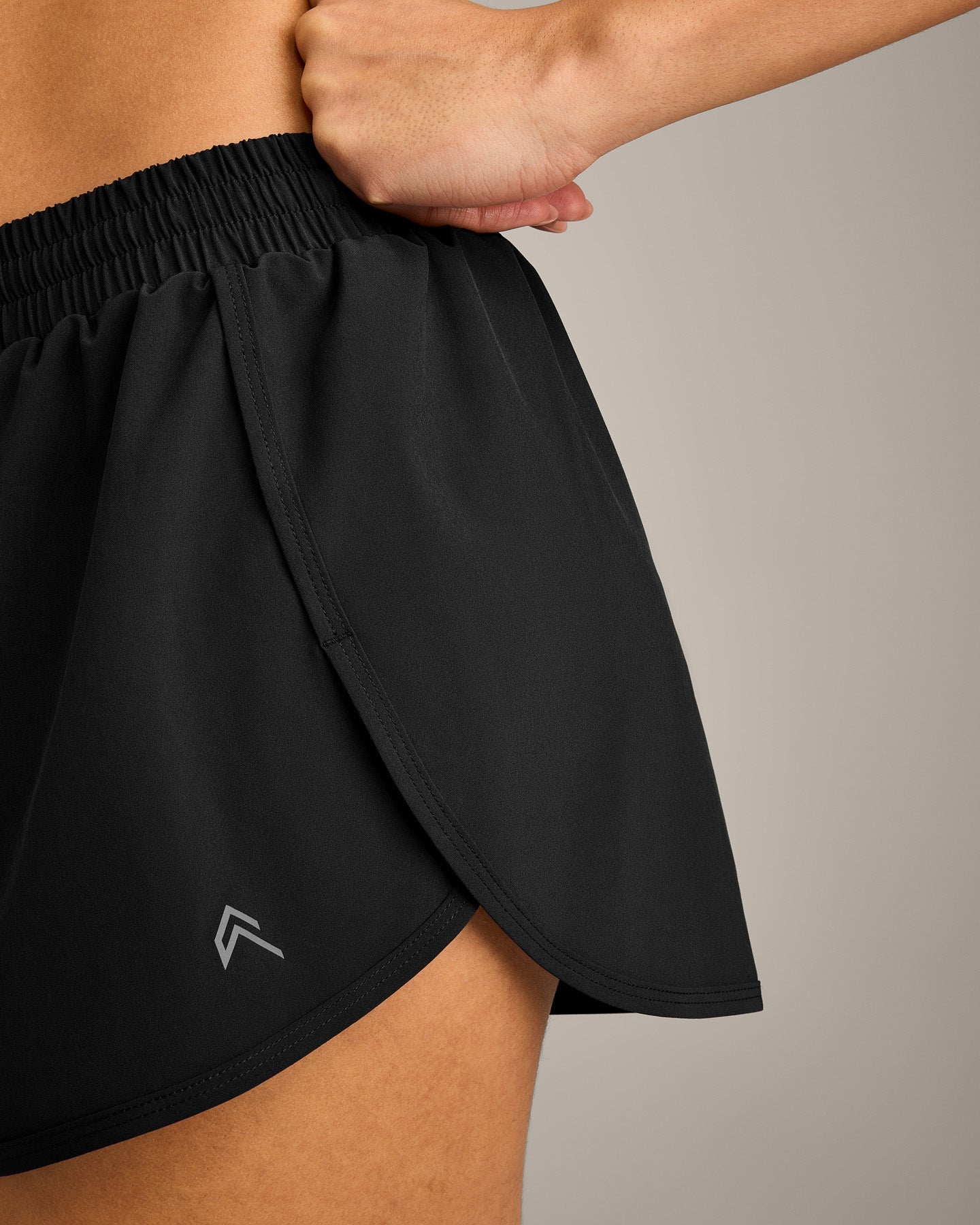 AirMove Lined Shorts 3" with Reflective Logo | Black - Image 5