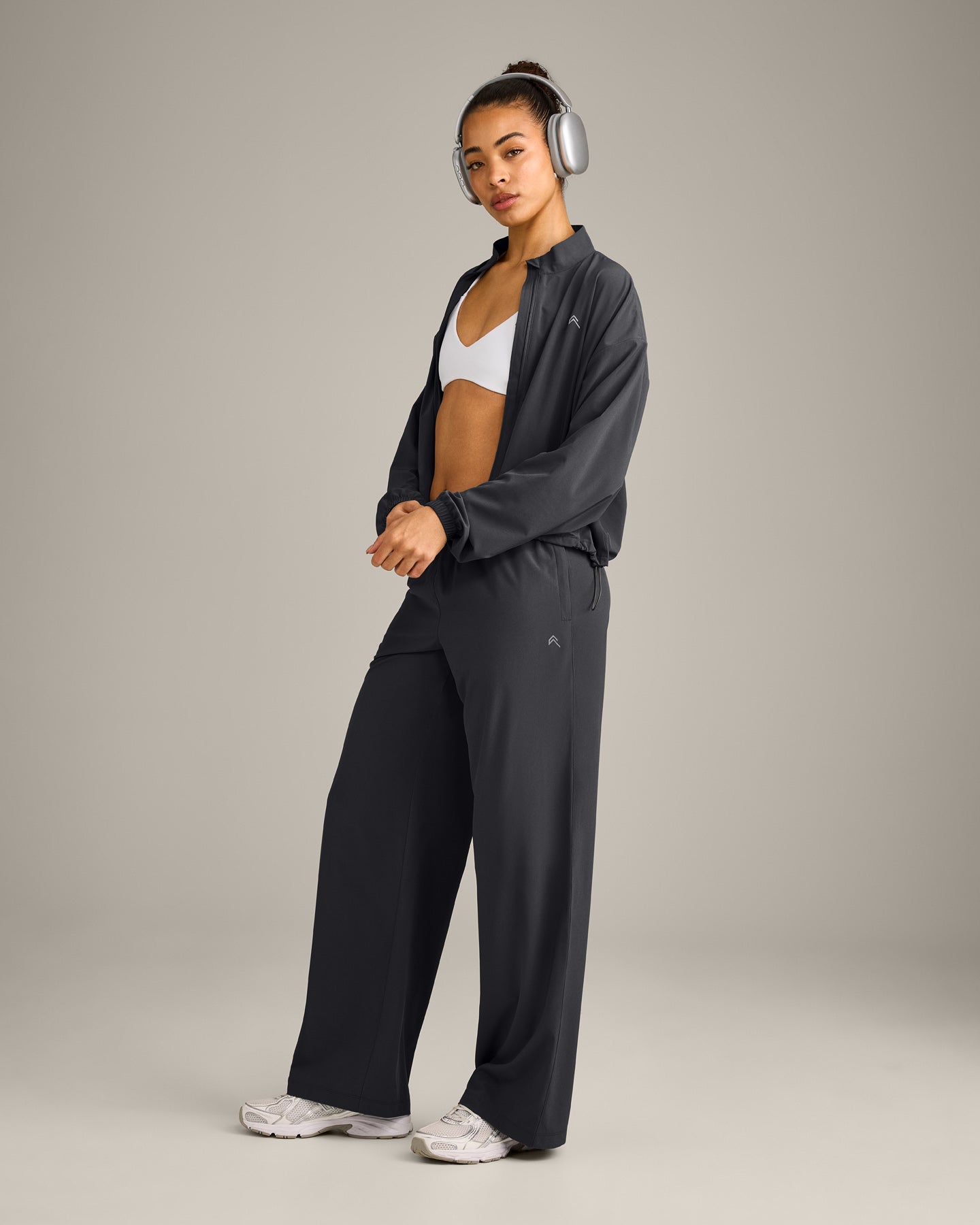 AirMove Straight Leg Pants with Reflective Logo | Coal - Image 3