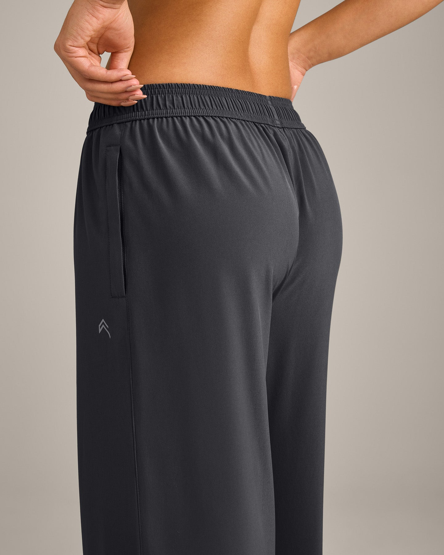 AirMove Straight Leg Pants with Reflective Logo | Coal - Image 4