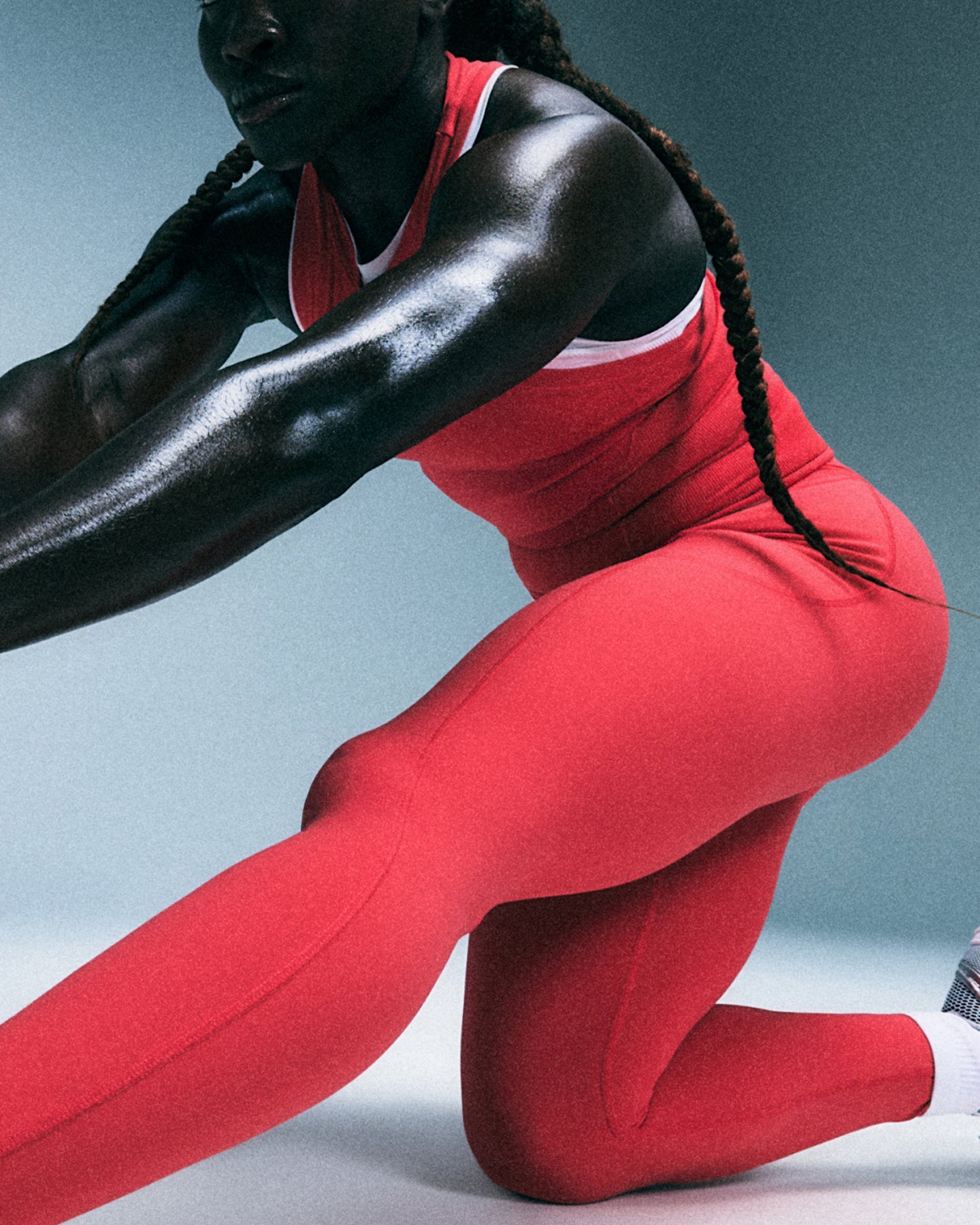 UnifiedMove Pocket Leggings with Bonding with Reflective Logo | Charged Pink - Image 2