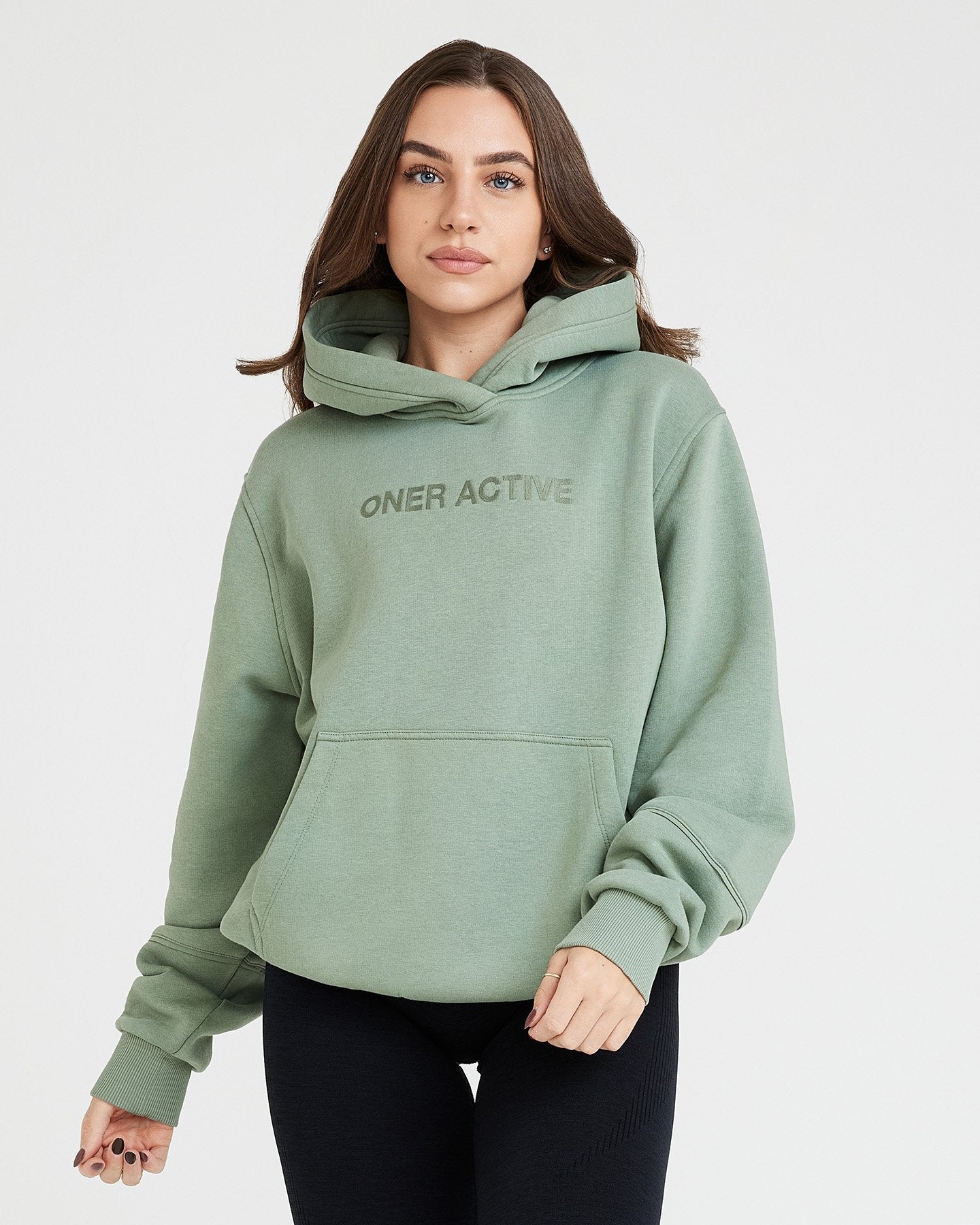 Classic Lounge Oversized Hoodie | Sage - Image 2