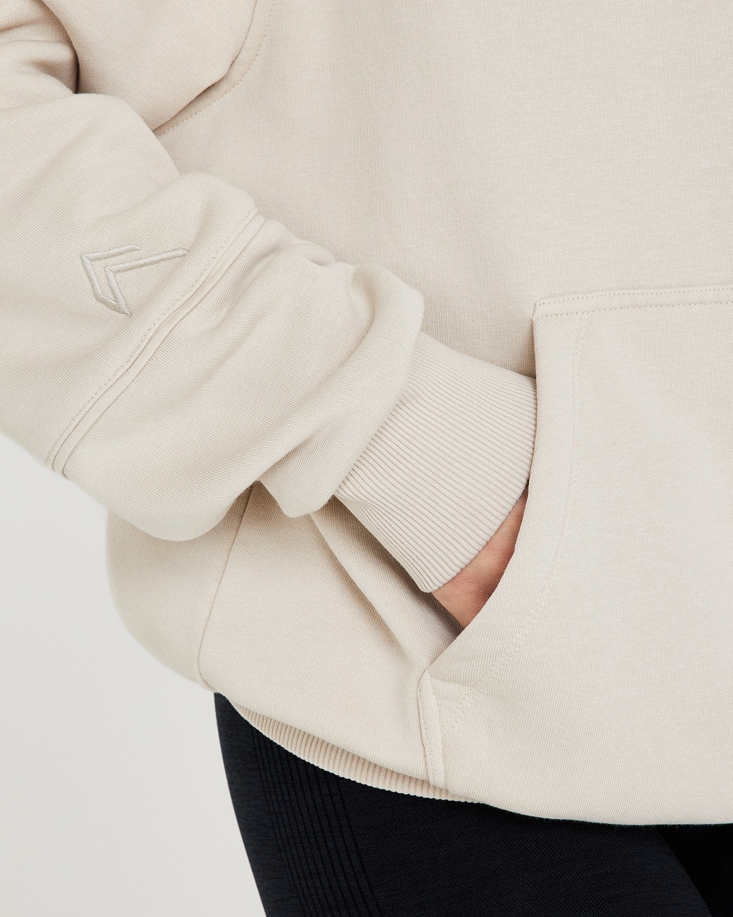 Classic Lounge Oversized Hoodie | Sand - Image 5