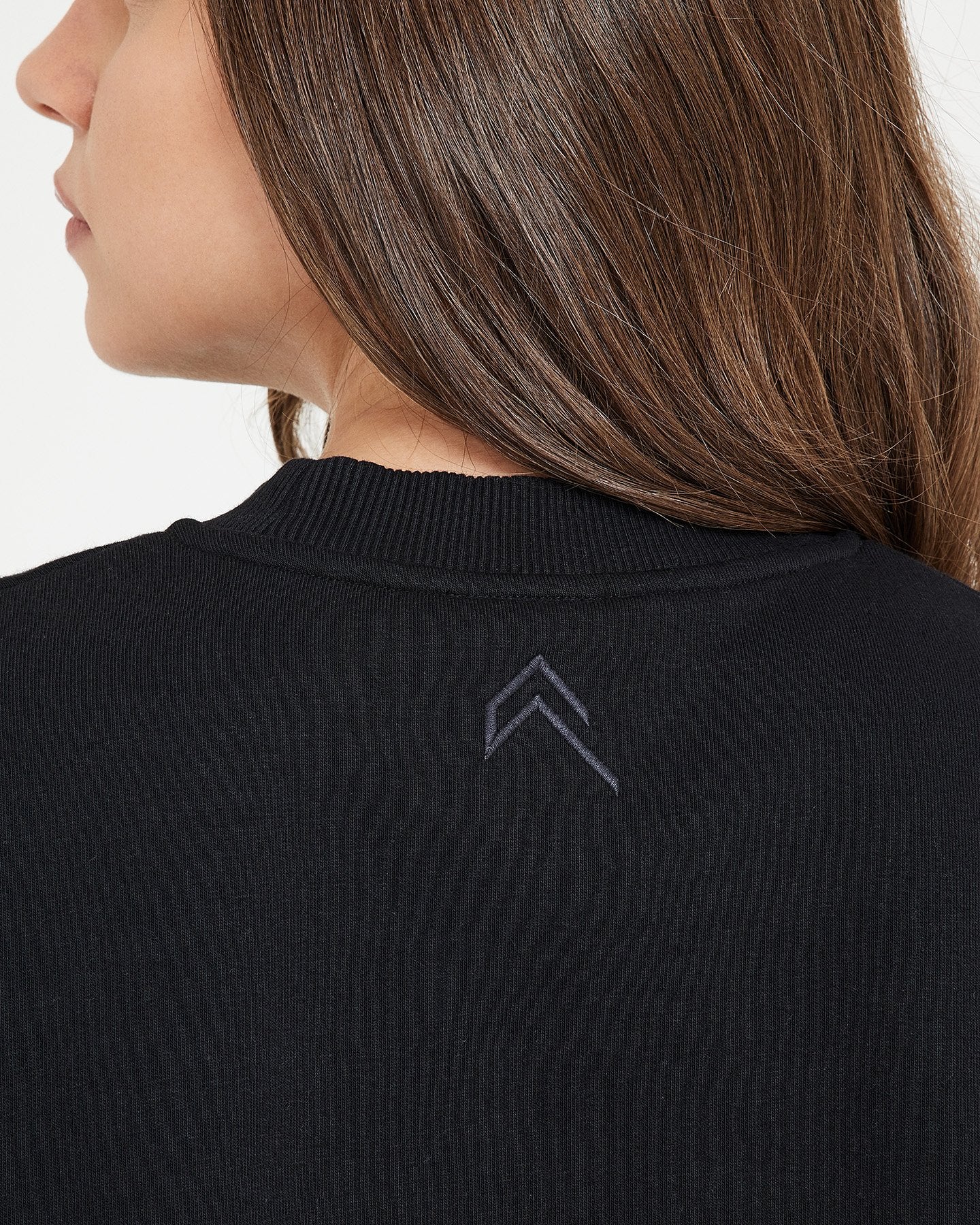 Classic Lounge Oversized Crew Neck | Black - Image 5