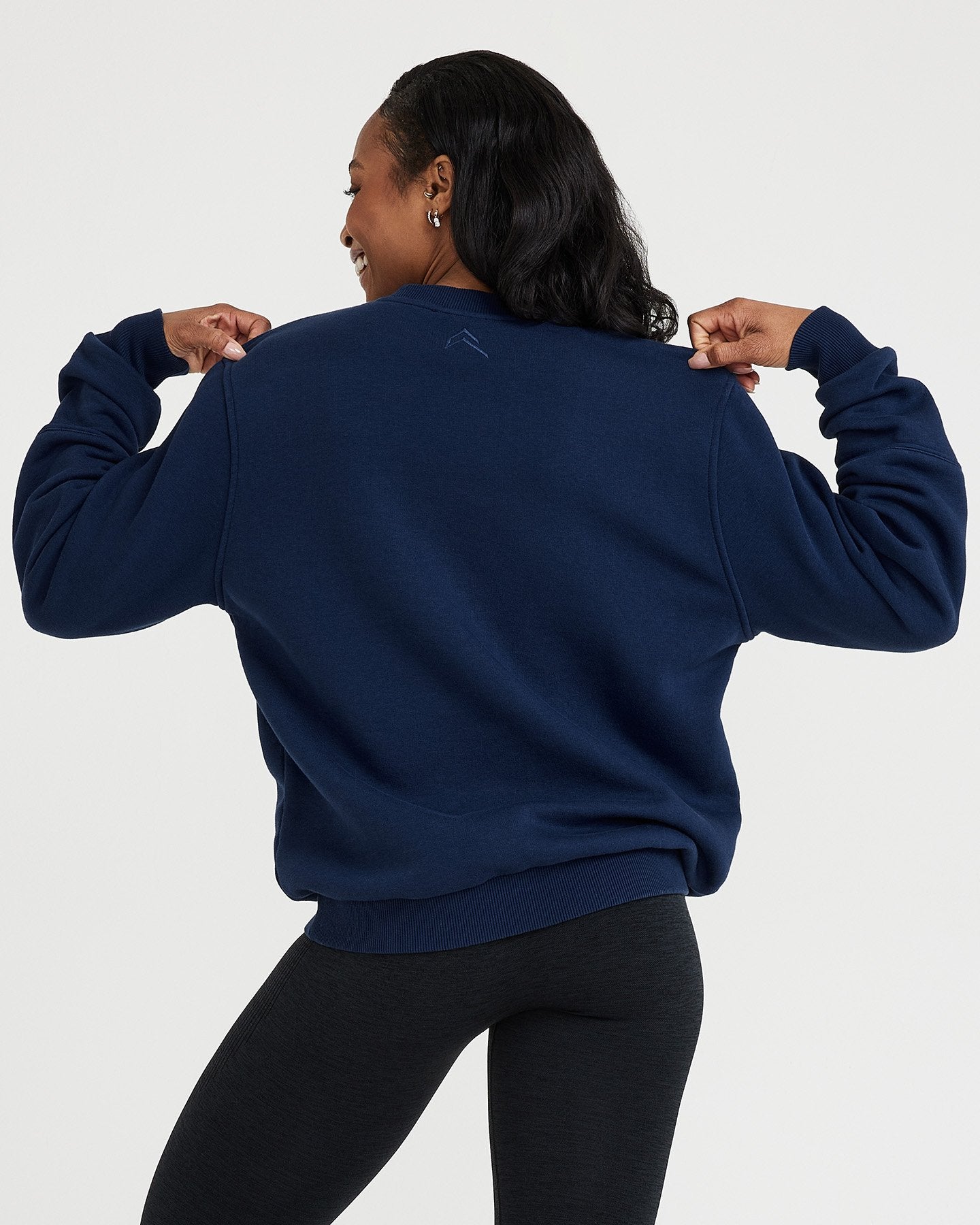 Classic Lounge Oversized Crew Neck | Midnight - Image 4