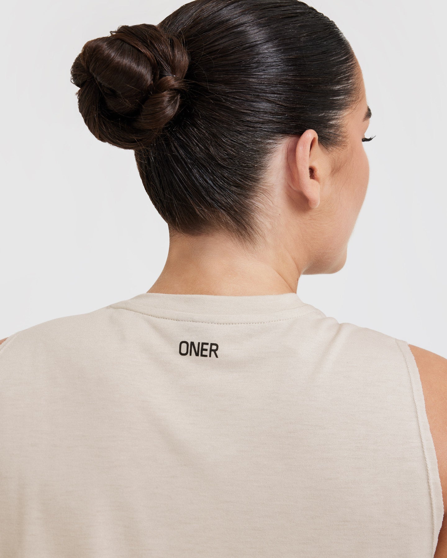 Raising The Bar Graphic Muscle Crop Vest | Sand - Image 5