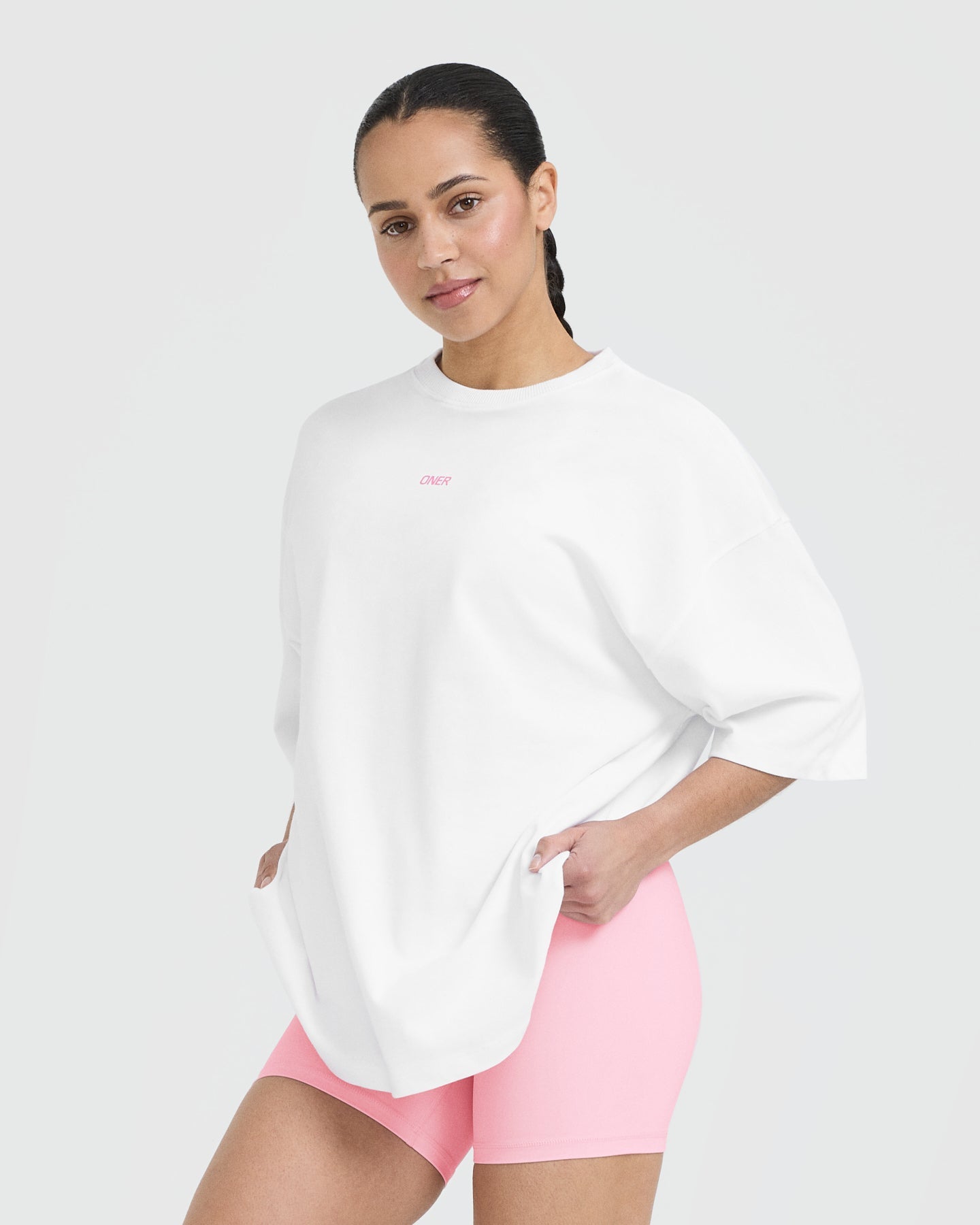 Raising The Bar Graphic Unisex T-Shirt | White - Image 3