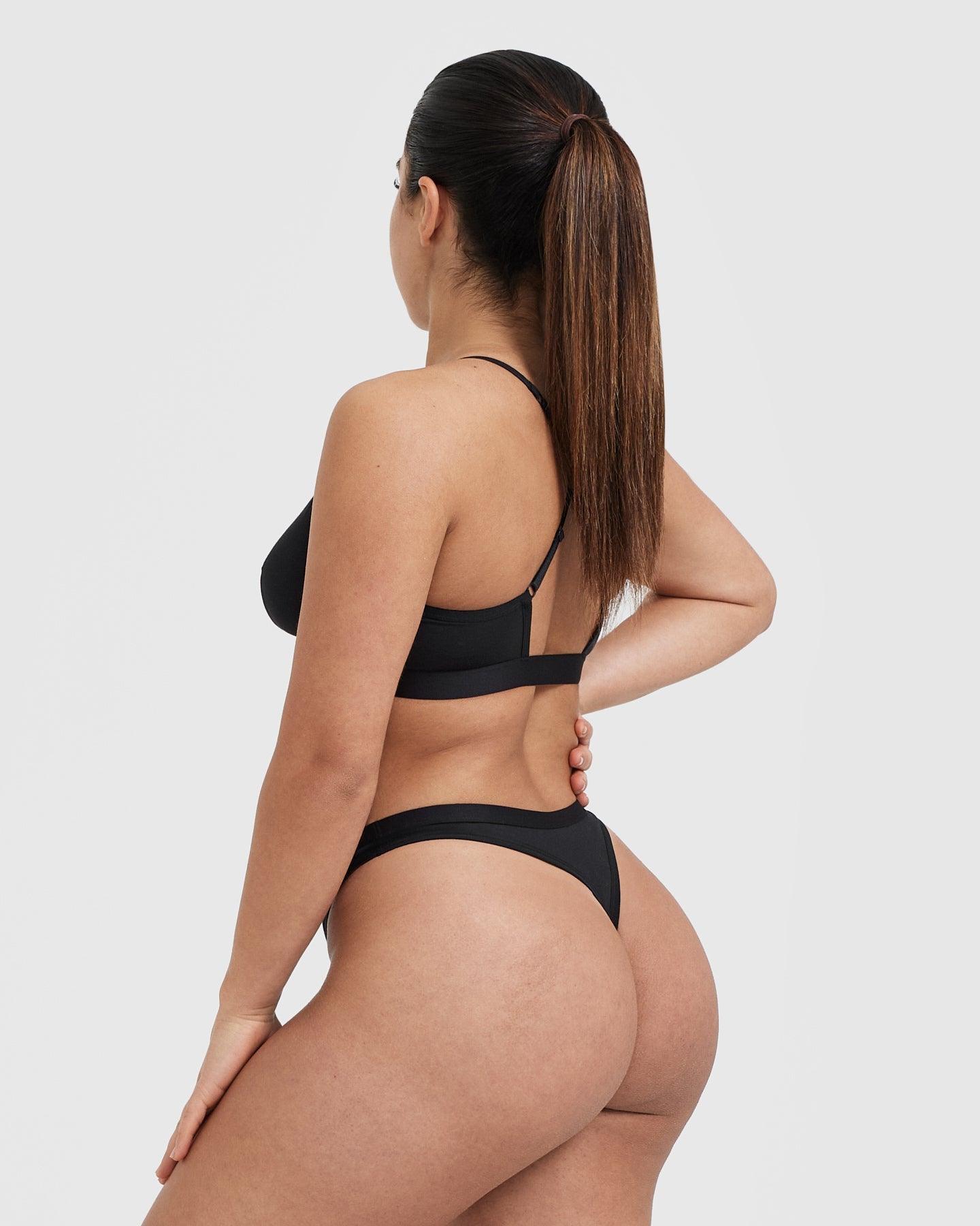 Alternative view of Soft Classic Thong | Black
