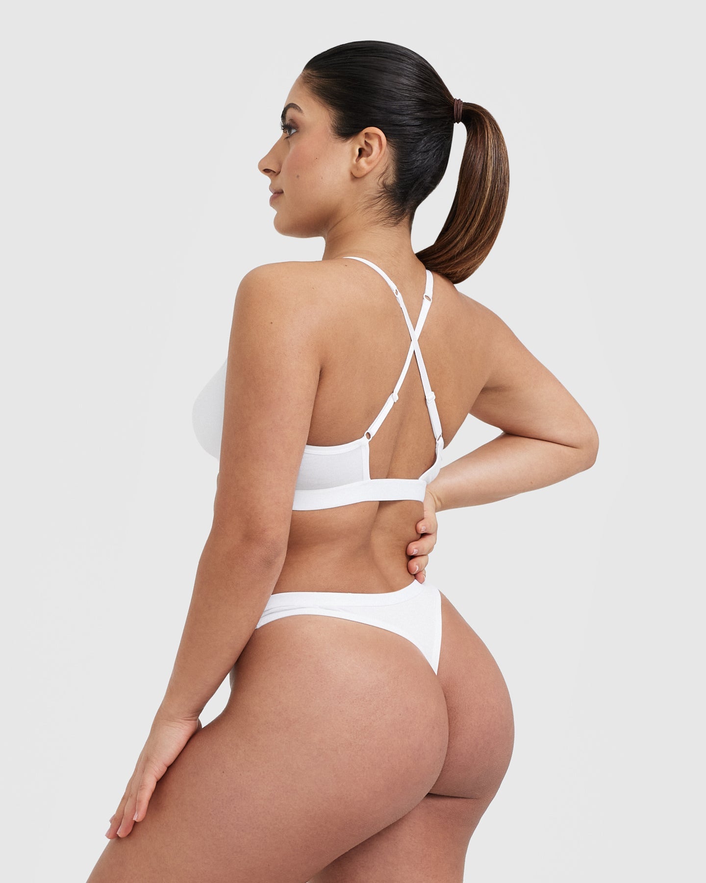 Alternative view of Soft Classic Thong | White