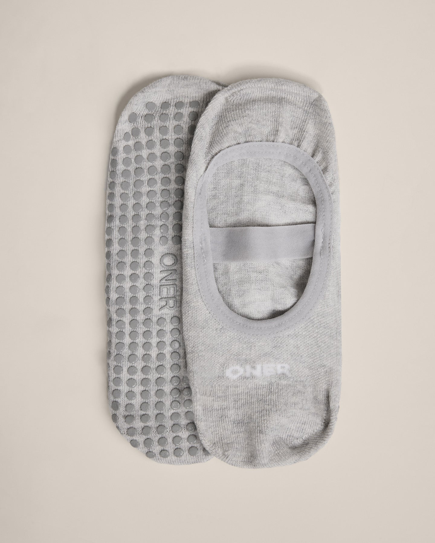 Pilates Grip Socks 1 Pack | Grey Marl - Image 5