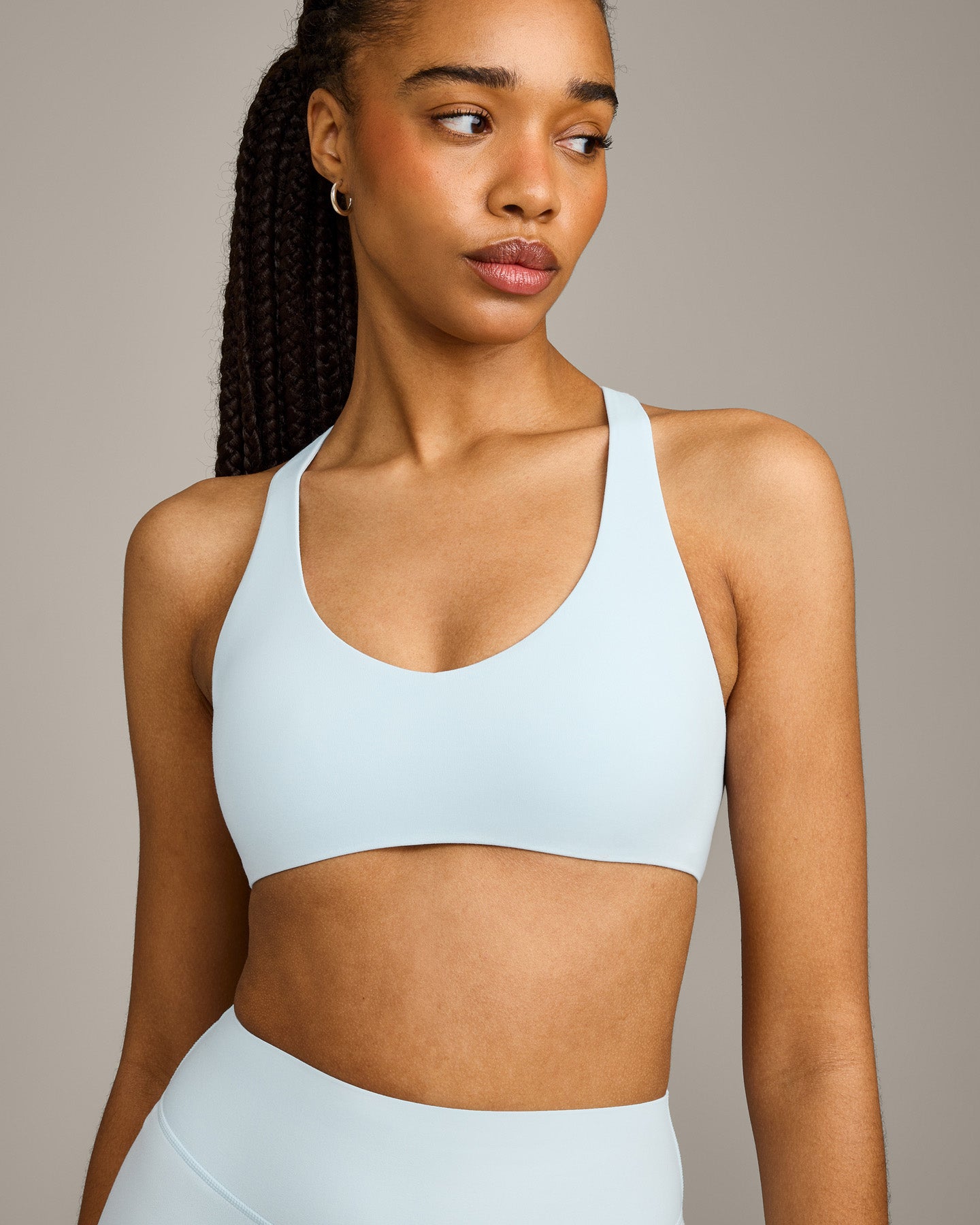 SoftMotion Bralette with Grey Logo | Cloud Blue - Image 5