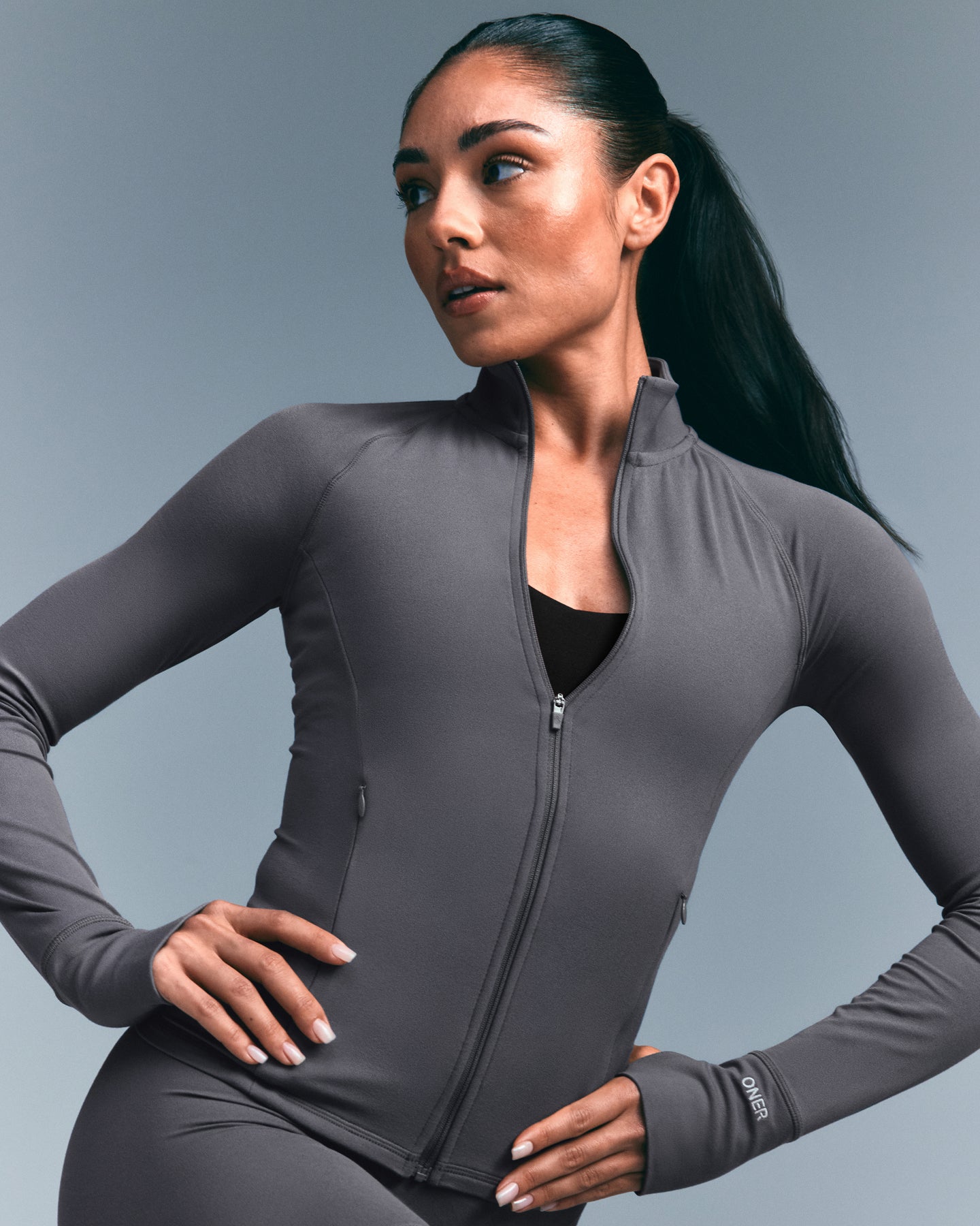 SoftMotion Jacket with Grey Logo | Ash Grey - Image 2