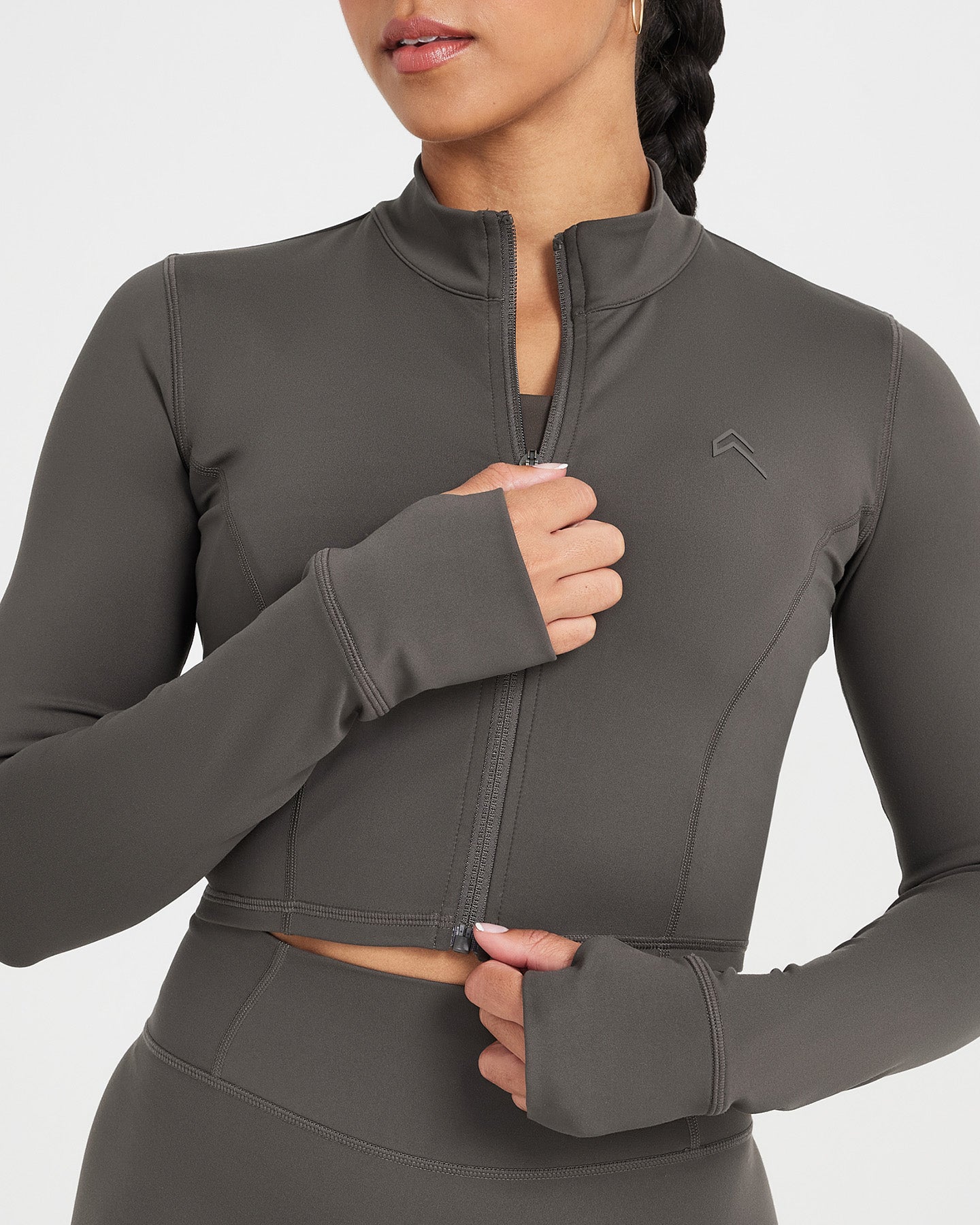 Timeless Crop Jacket | Deep Taupe - Image 4