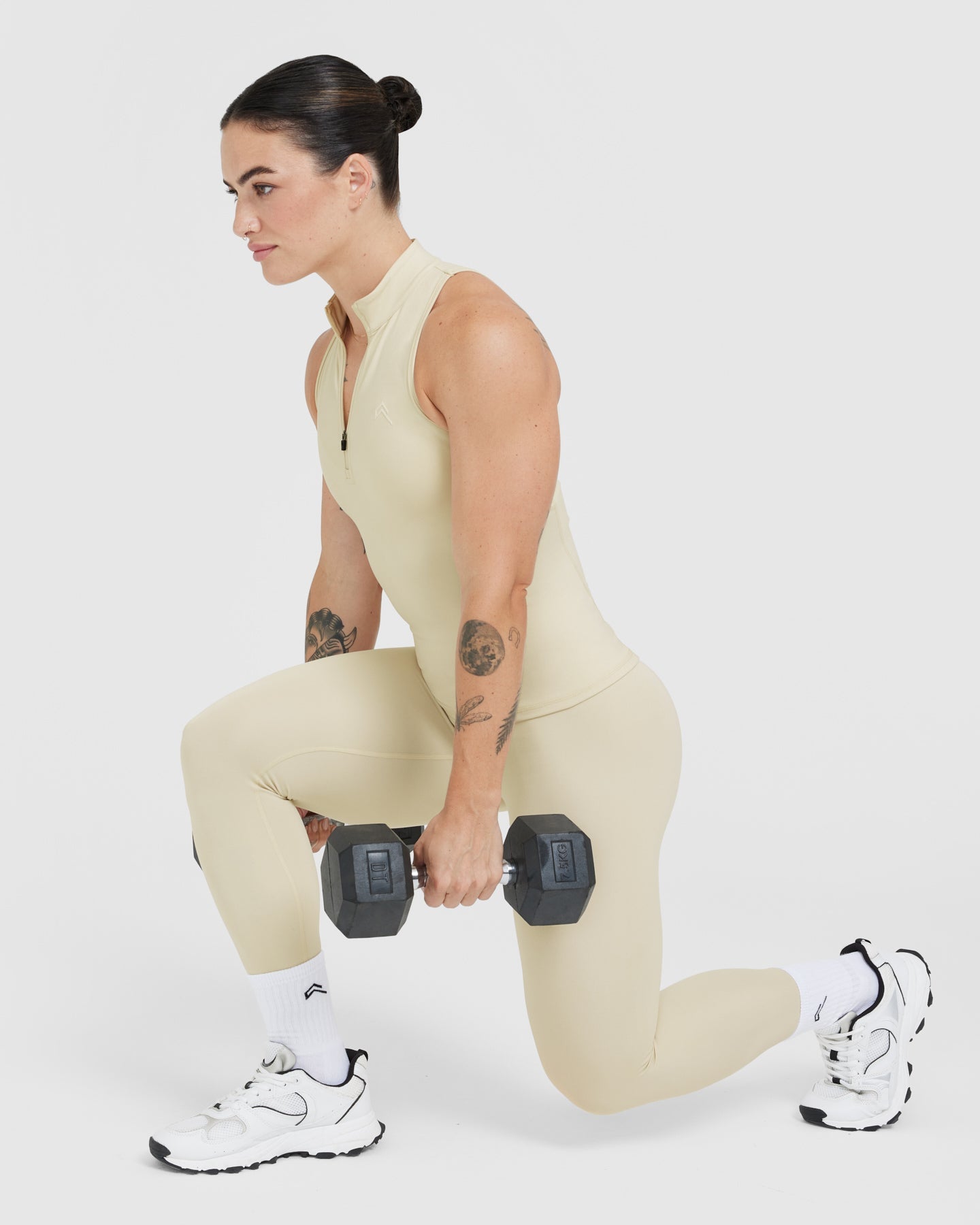 Timeless Half Zip Tank | Vanilla - Image 5