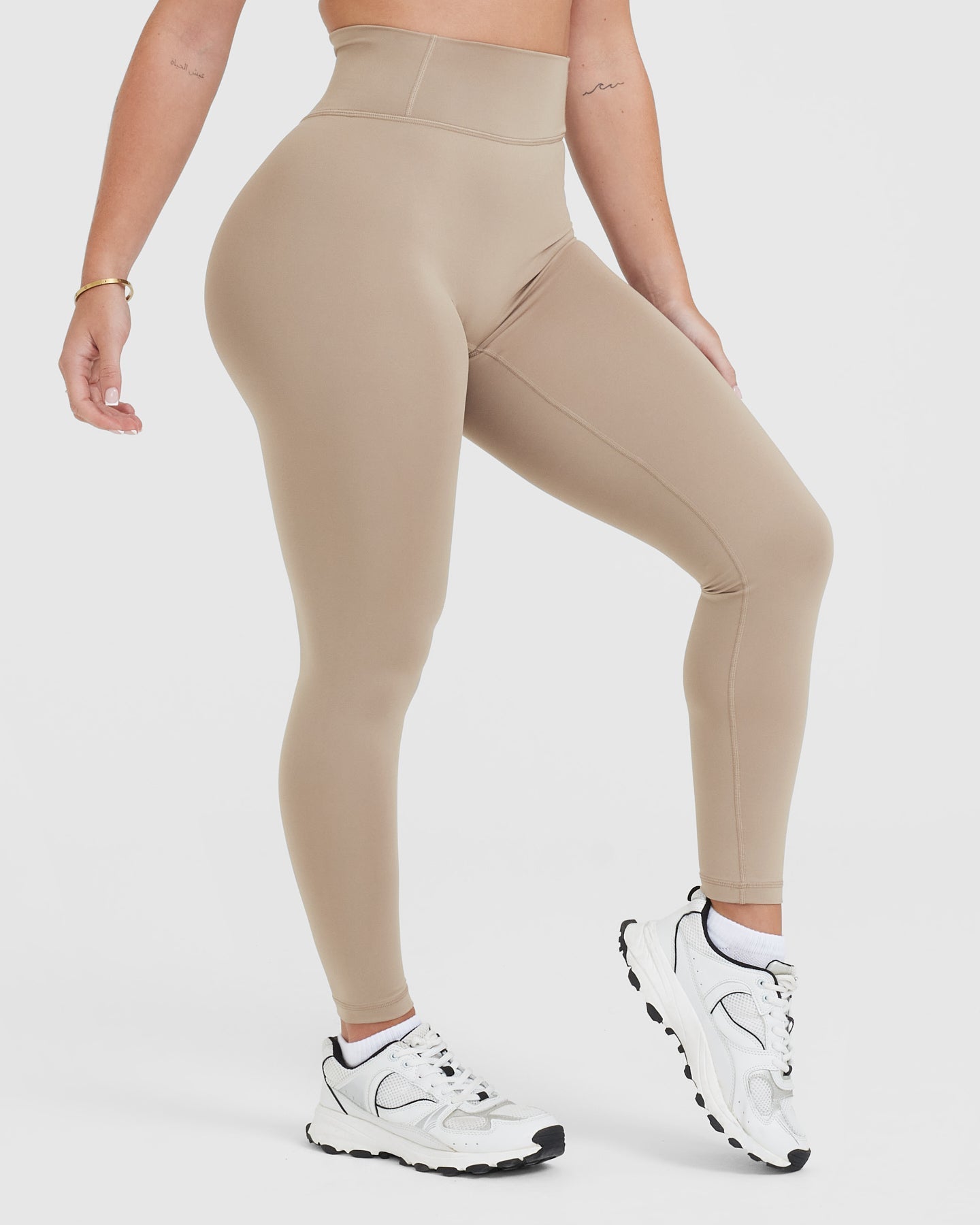 Timeless High Waisted Leggings | Sandstone - Image 3