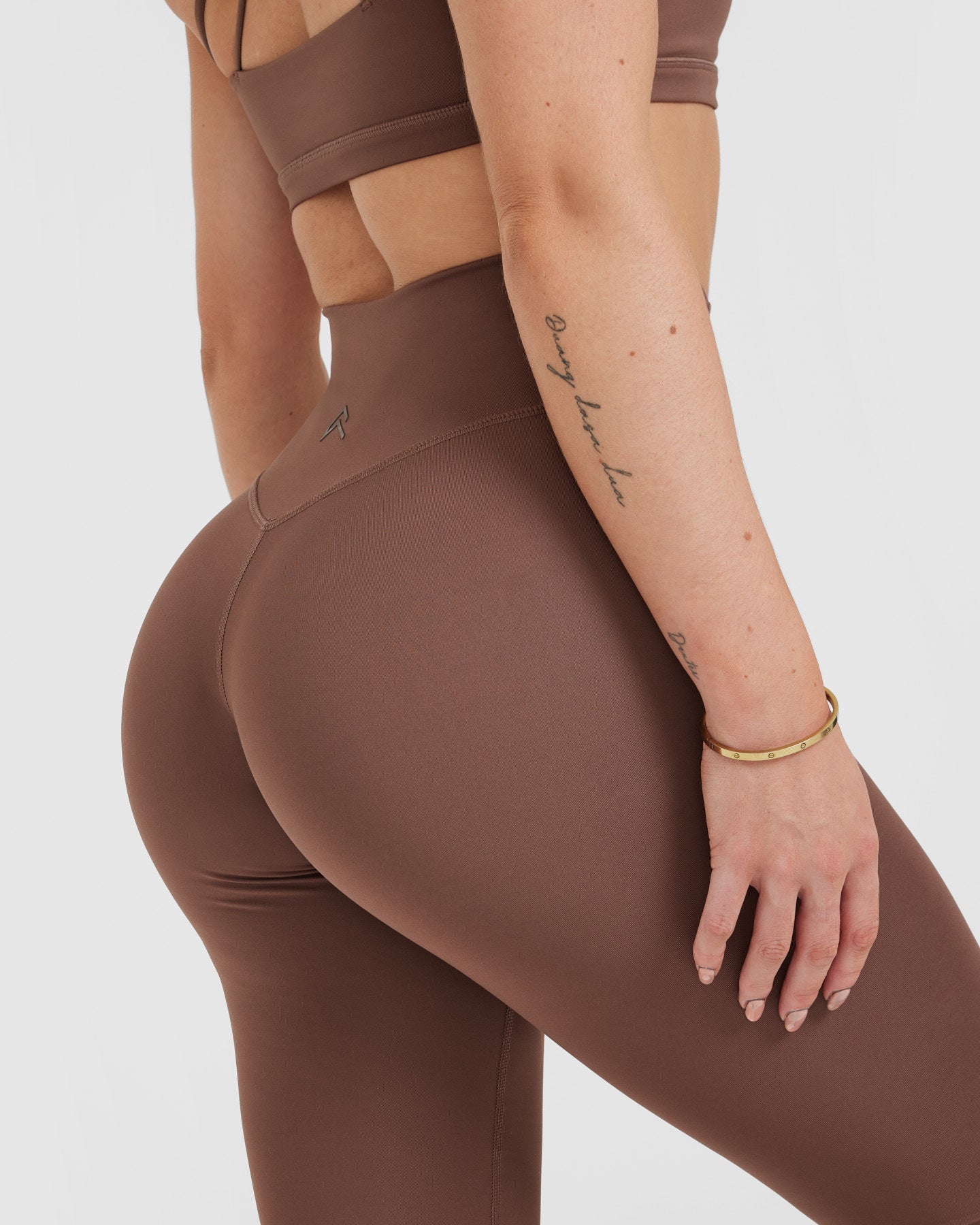 Timeless High Waisted Leggings | Chestnut - Image 5