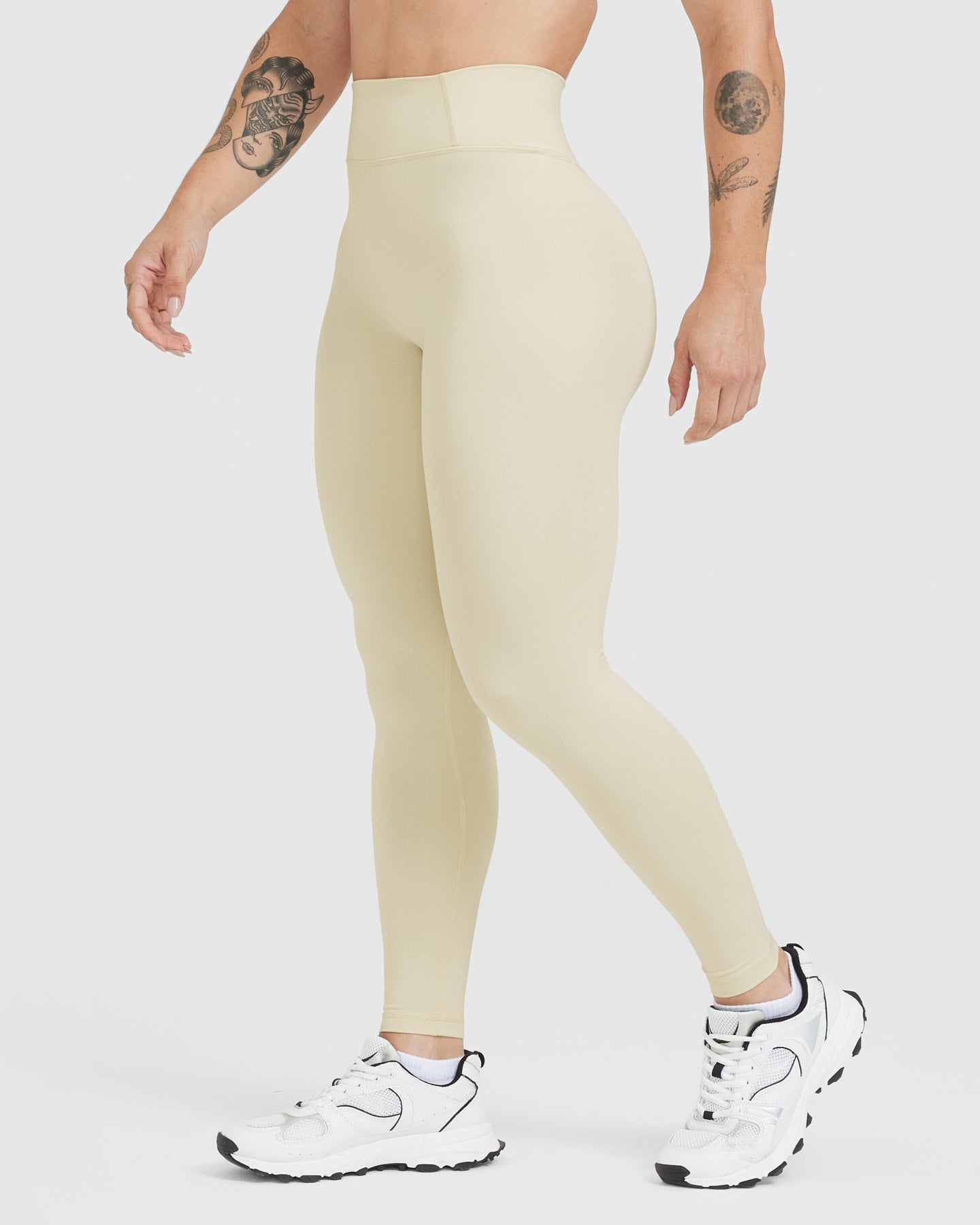 Timeless High Waisted Leggings | Vanilla - Image 3