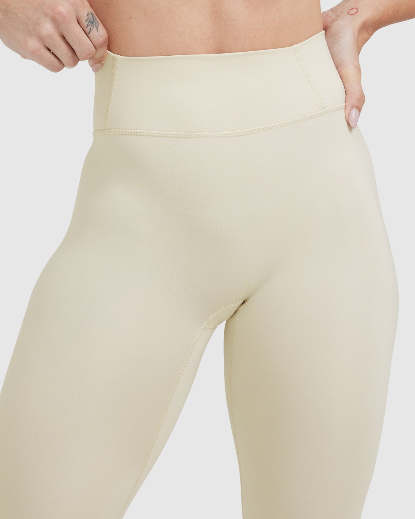 Timeless High Waisted Leggings | Vanilla - Image 4