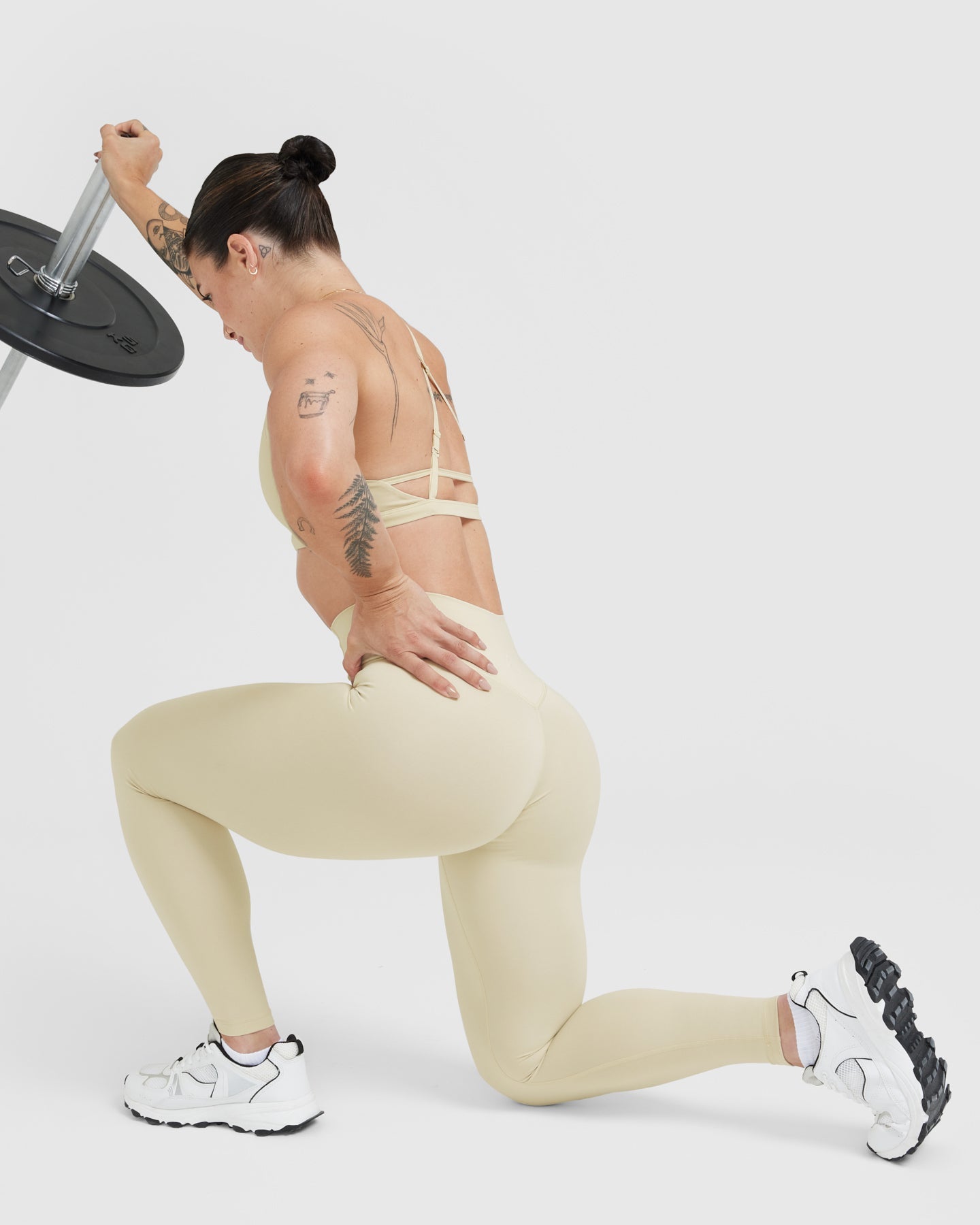 Timeless High Waisted Leggings | Vanilla - Image 6