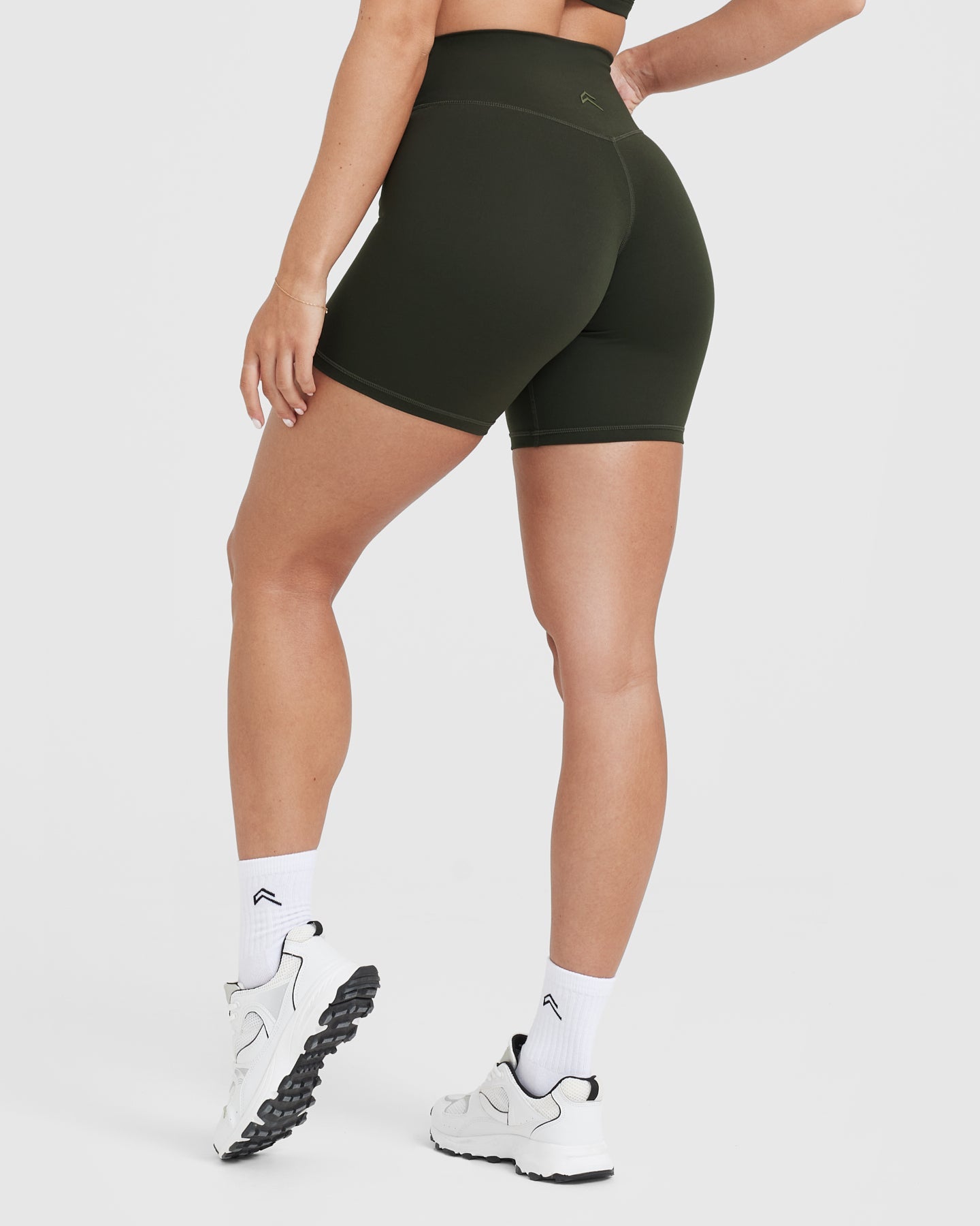 Alternative view of Timeless High Waisted Shorts 6" | Khaki