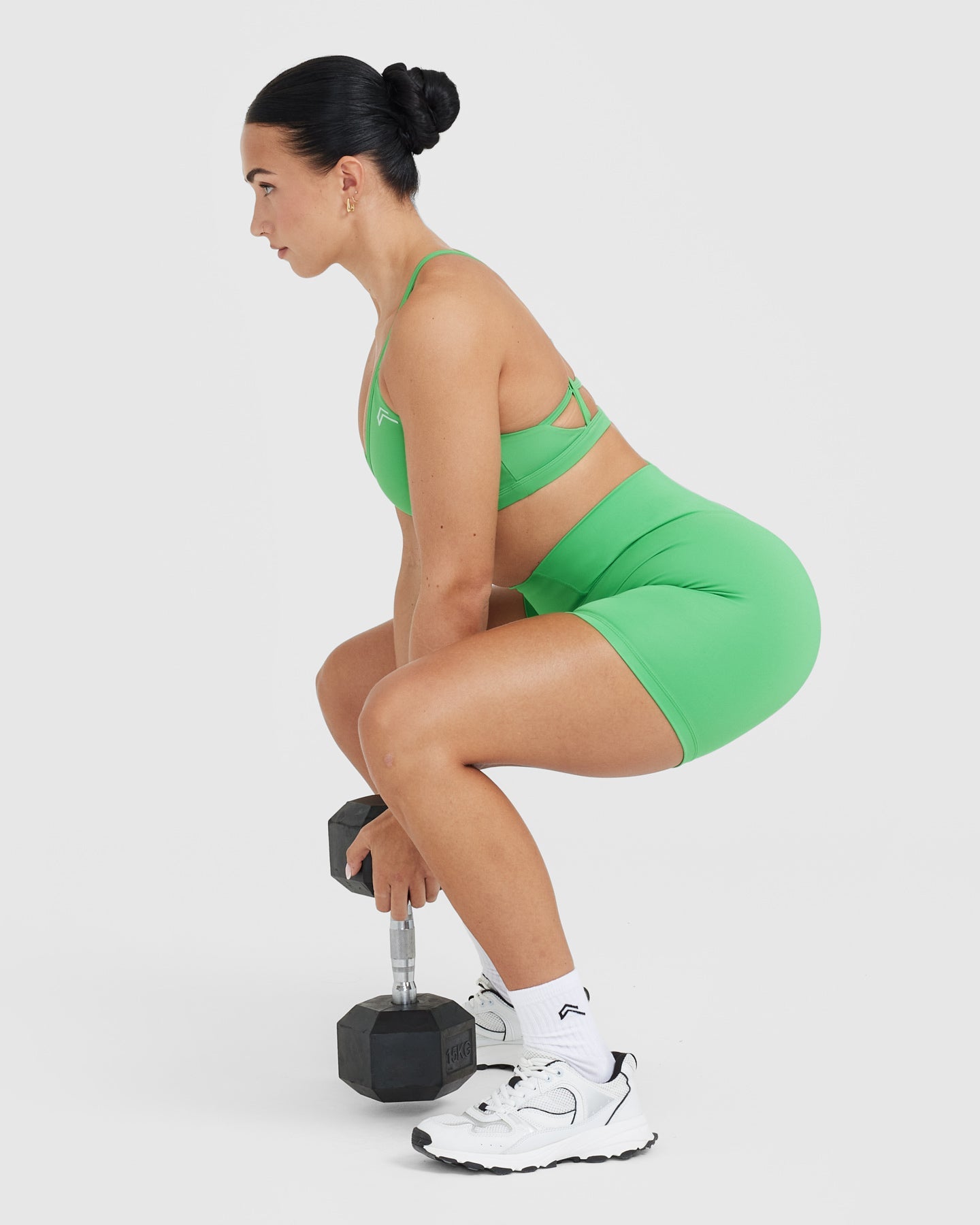 Timeless High Waisted Shorts 6" | Jade - Image 6