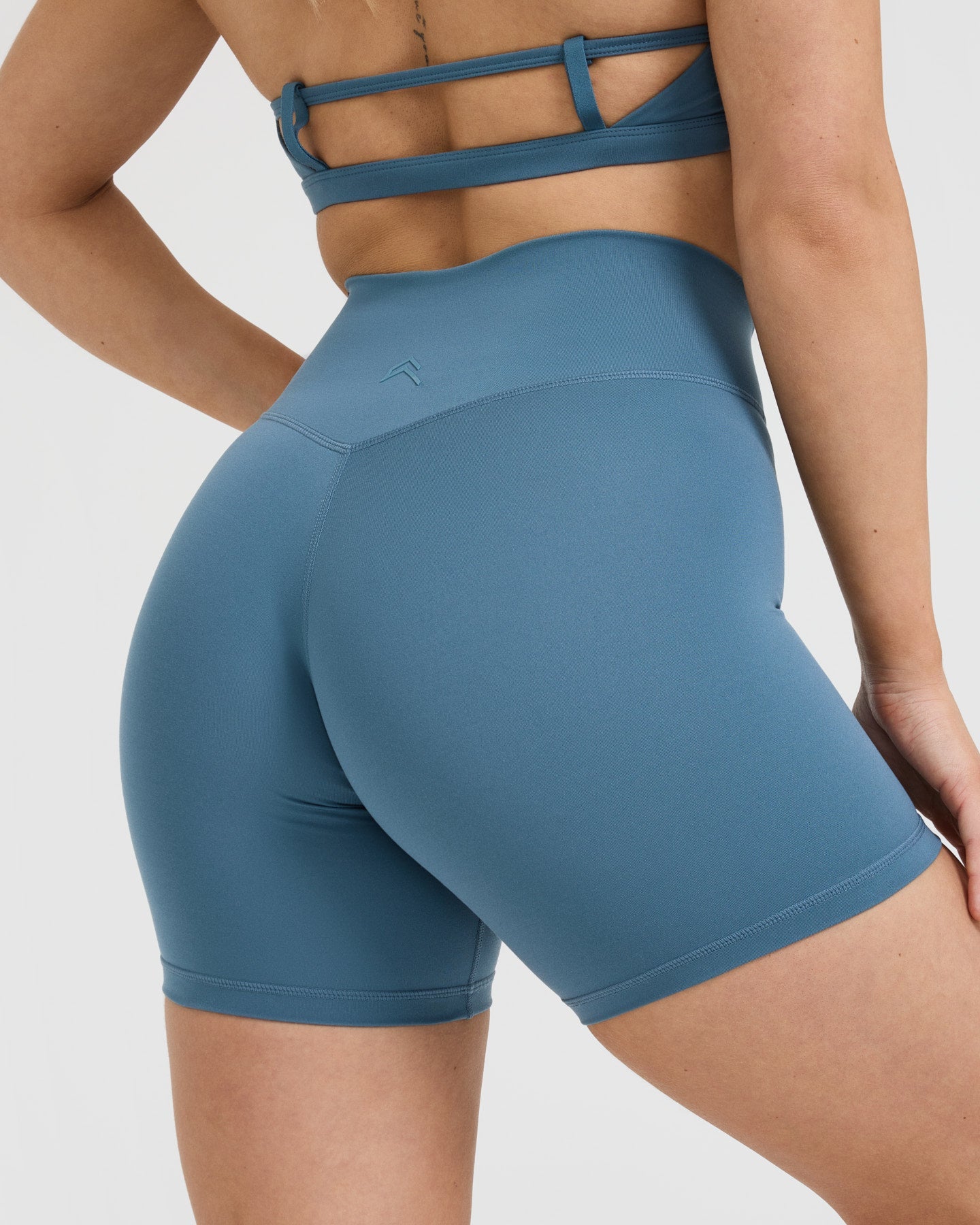 Timeless High Waisted Shorts 6" | Moonstone Blue - Image 5
