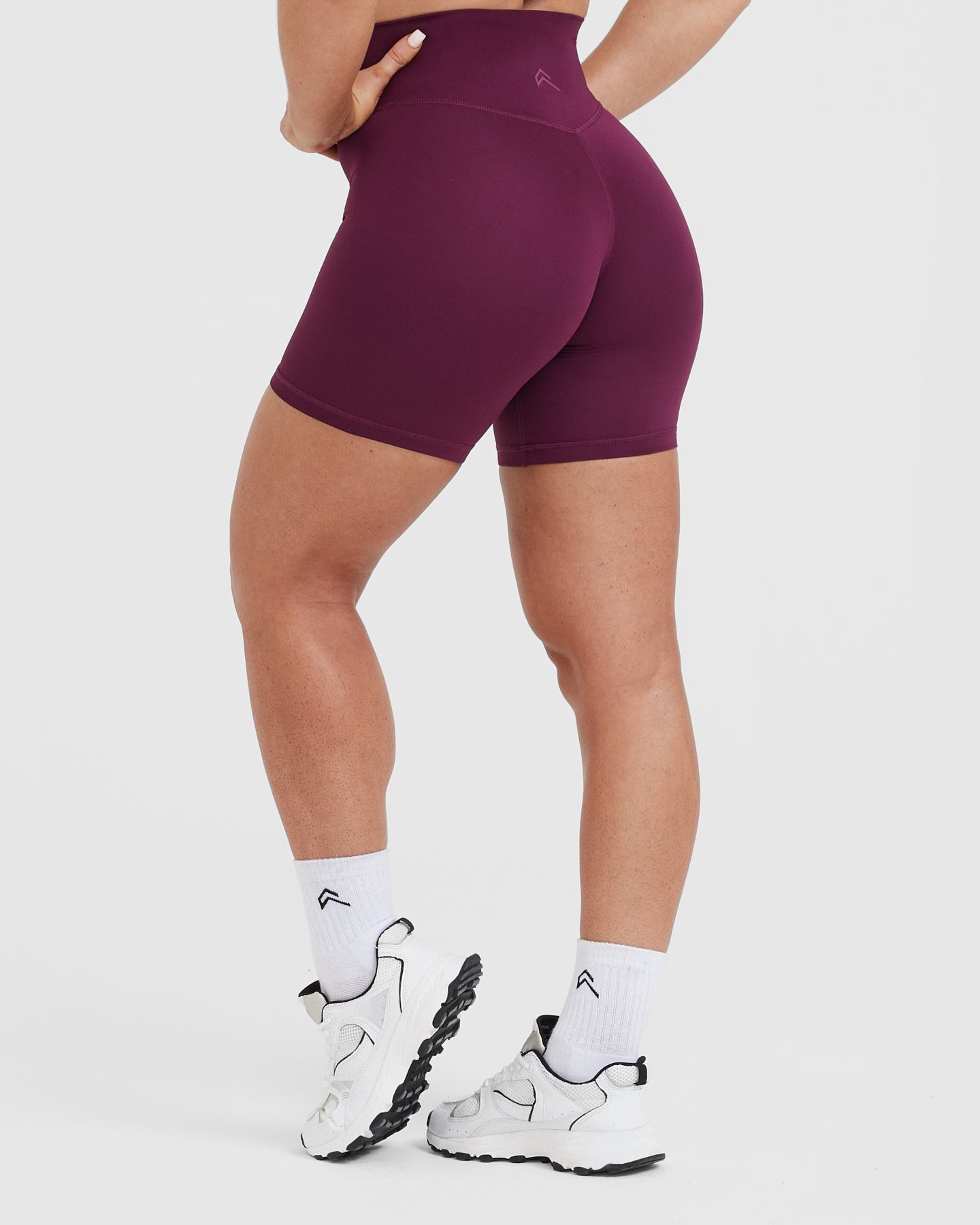 Alternative view of Timeless High Waisted Shorts 6" | Ripe Fig