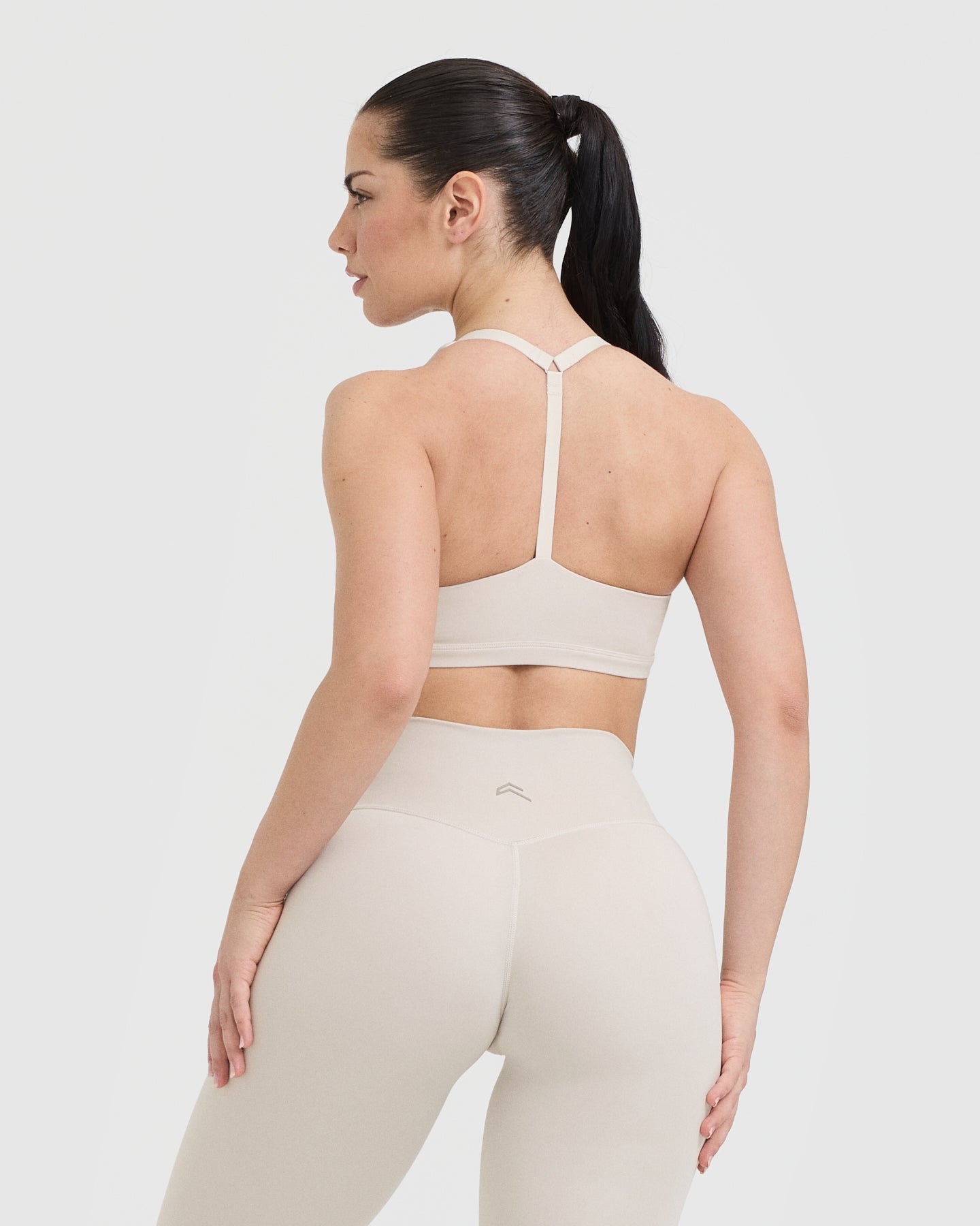 Alternative view of Timeless Square Neck Sports Bra | Sand