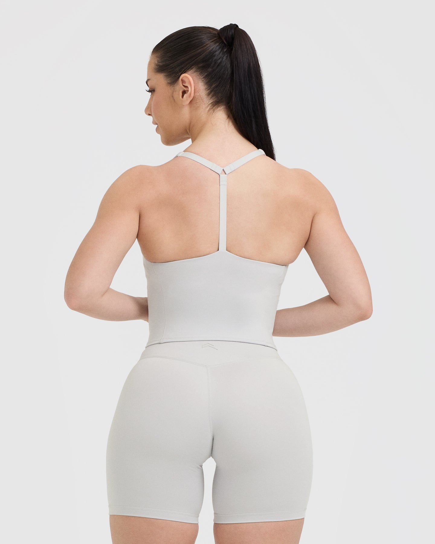 Alternative view of Timeless Square Neck Mid Vest | Light Grey