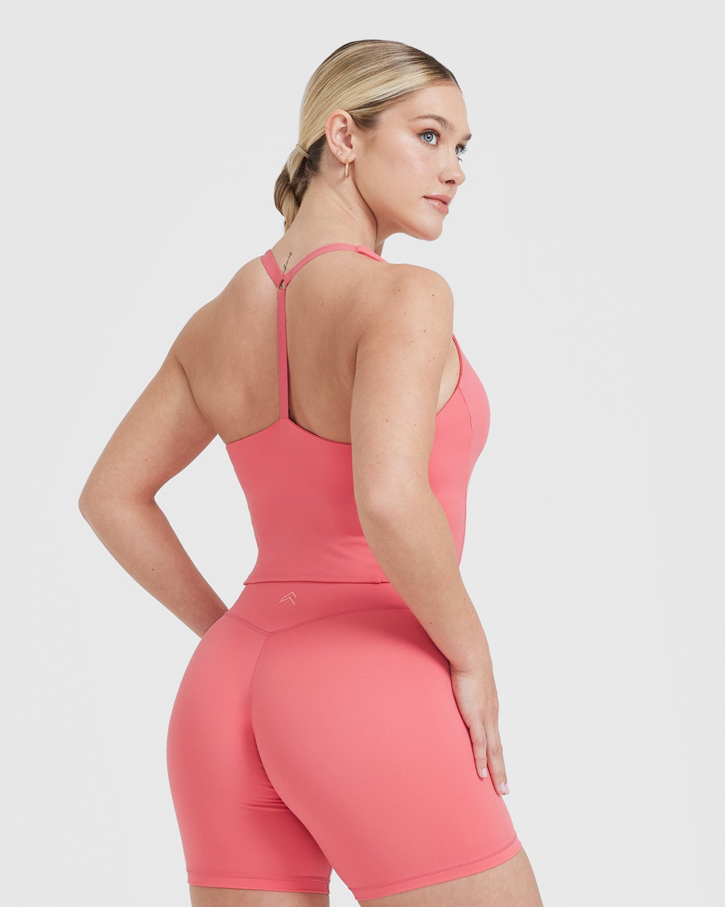 Alternative view of Timeless Square Neck Mid Vest | Amplify Pink