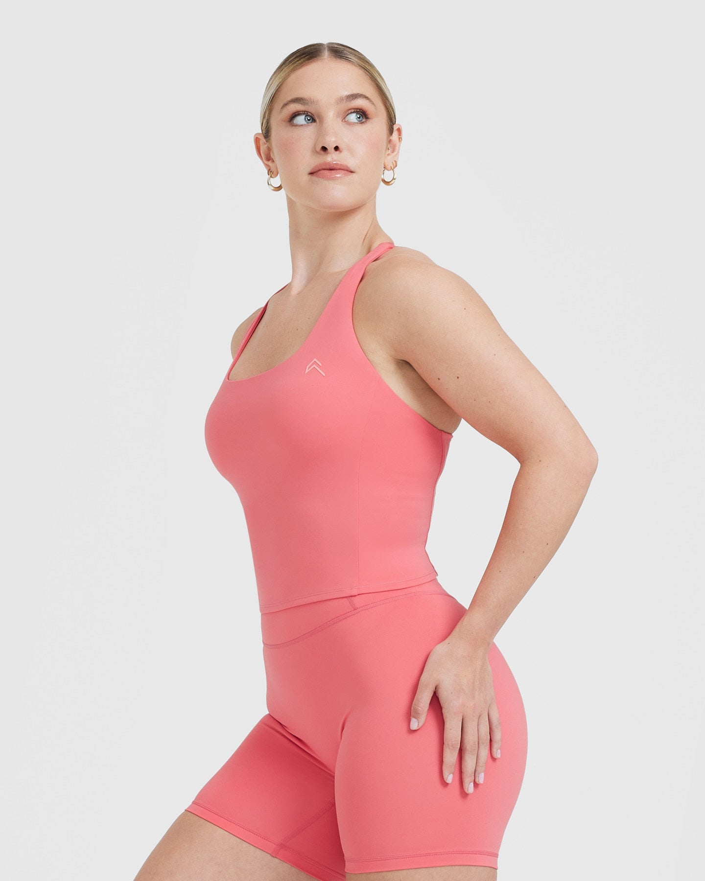 Timeless Square Neck Mid Vest | Amplify Pink - Image 3