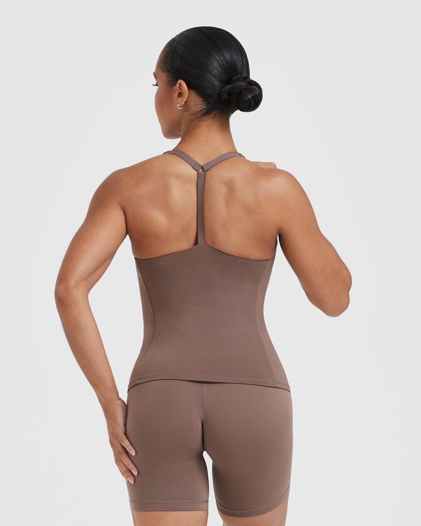 Alternative view of Timeless Square Neck Vest | Cool Brown