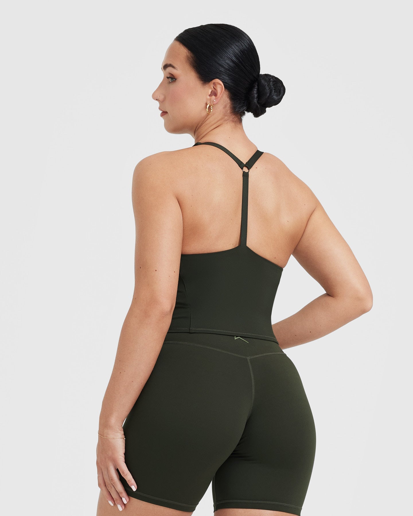 Alternative view of Timeless Square Neck Mid Vest | Khaki