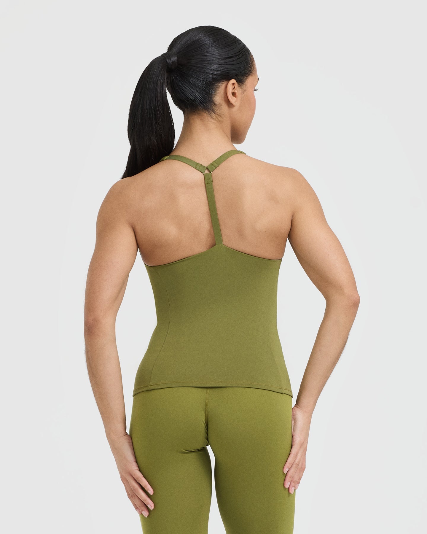 Alternative view of Timeless Square Neck Vest | Olive Green