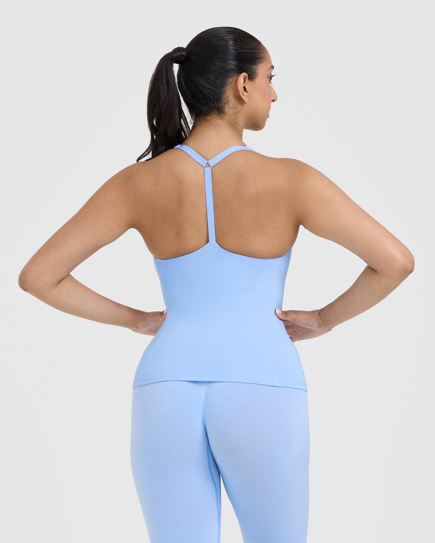 Alternative view of Timeless Square Neck Vest | Powdered Blue
